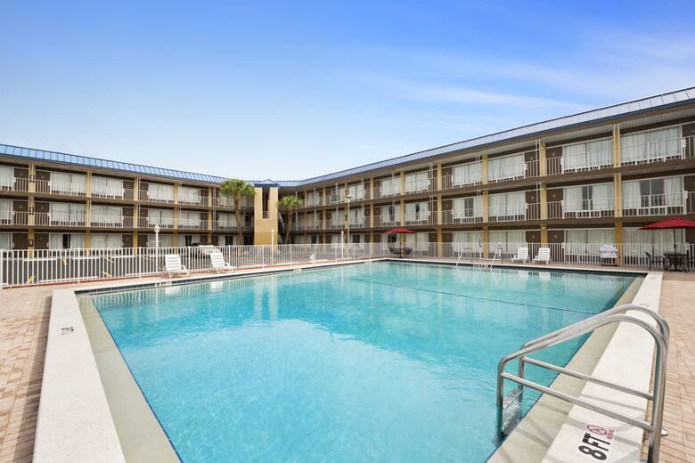 Pool at the Days Inn North Tampa Near Busch Gardens in Tampa, Florida