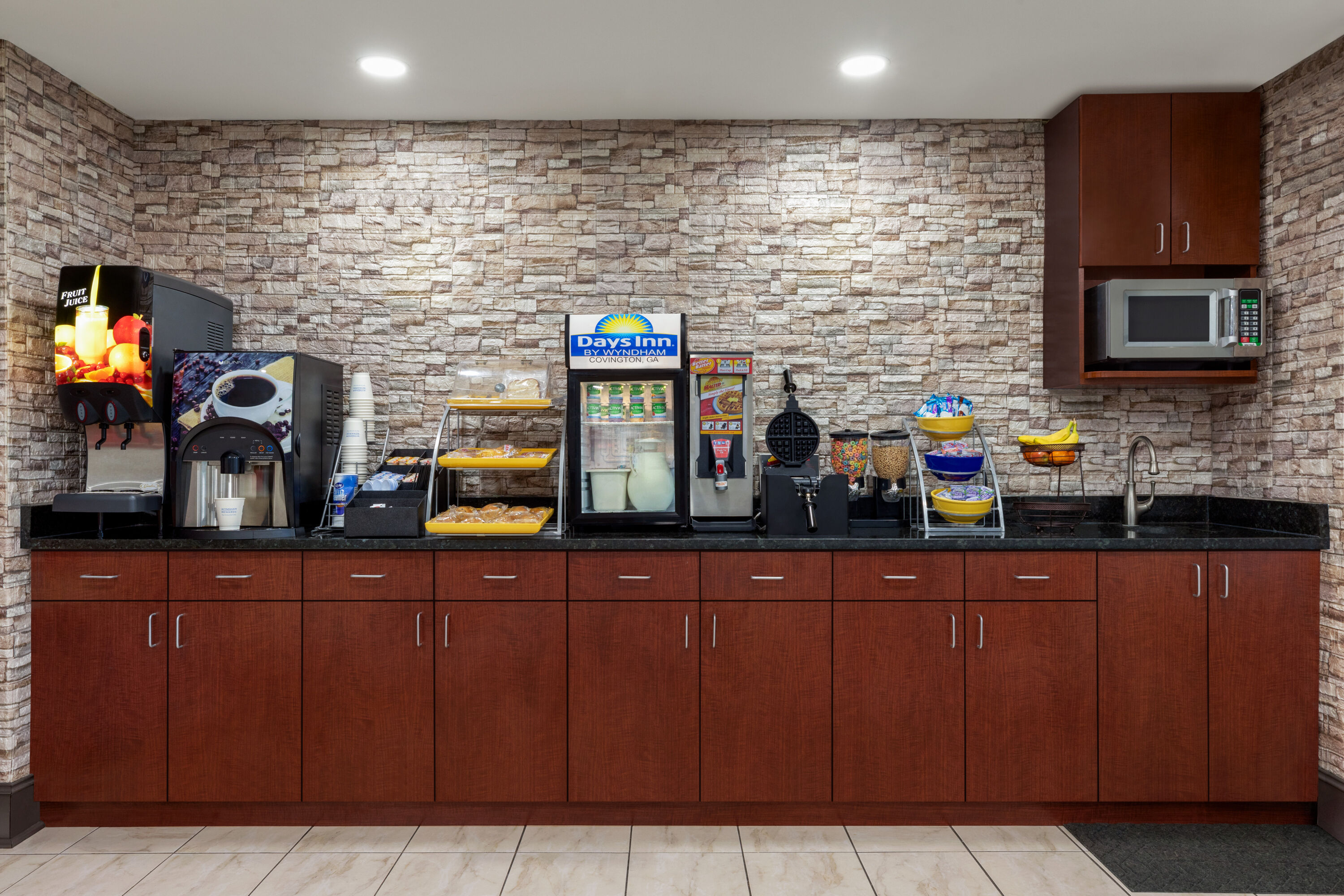 Free breakfast at Days Inn by Wyndham Covington in Covington, Georgia