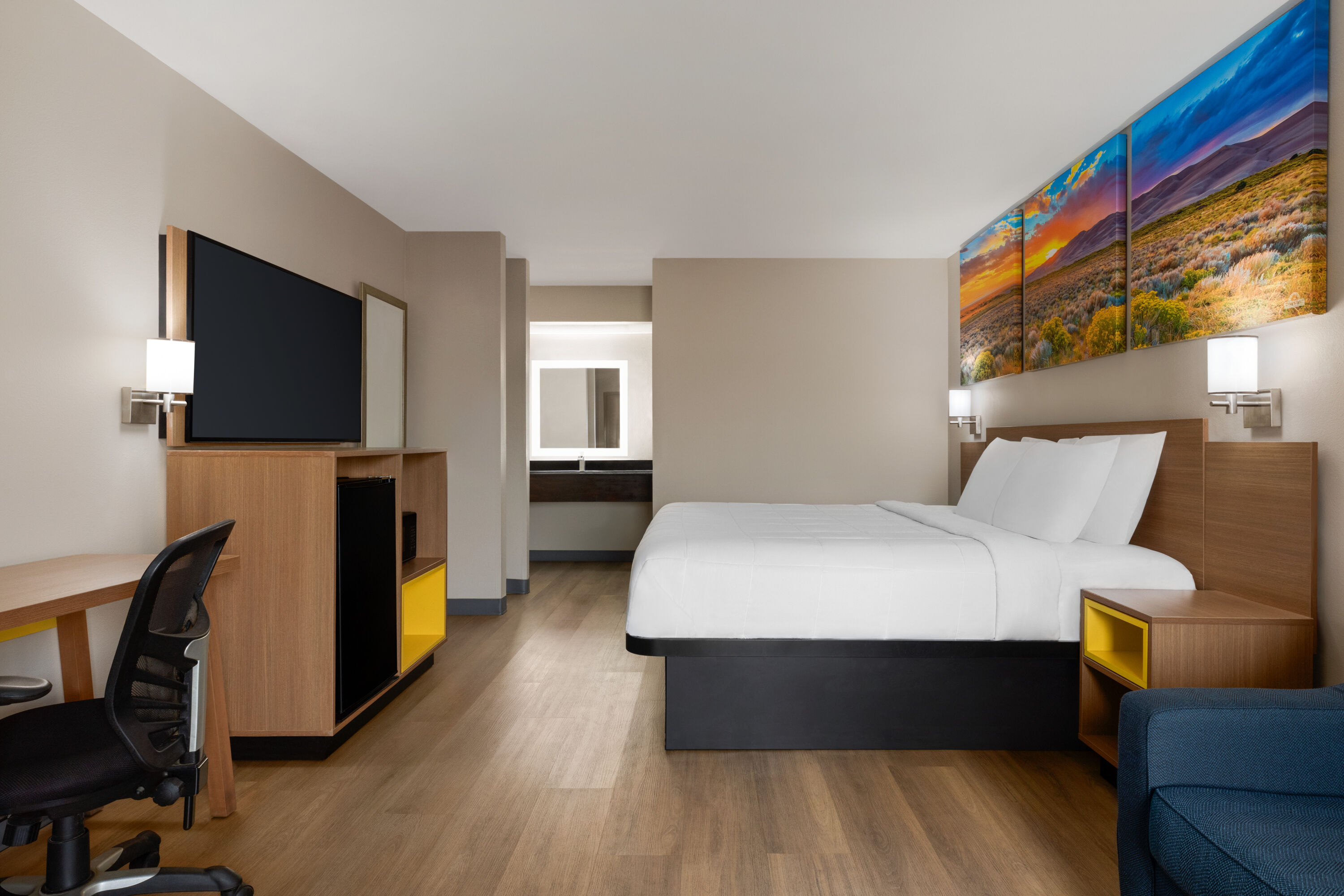 Guest room at the Days Inn by Wyndham Covington in Covington, Georgia