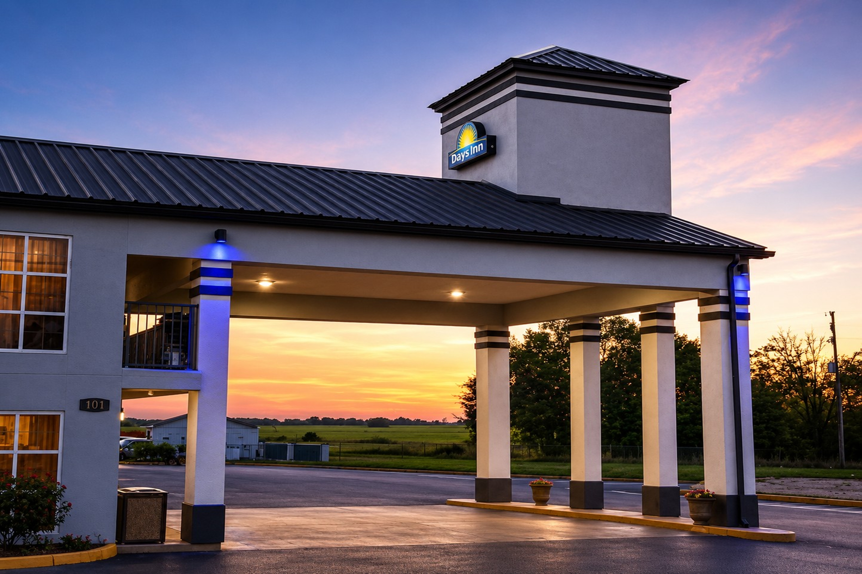 Exterior of Days Inn by Wyndham Donalsonville hotel in Donalsonville, Georgia