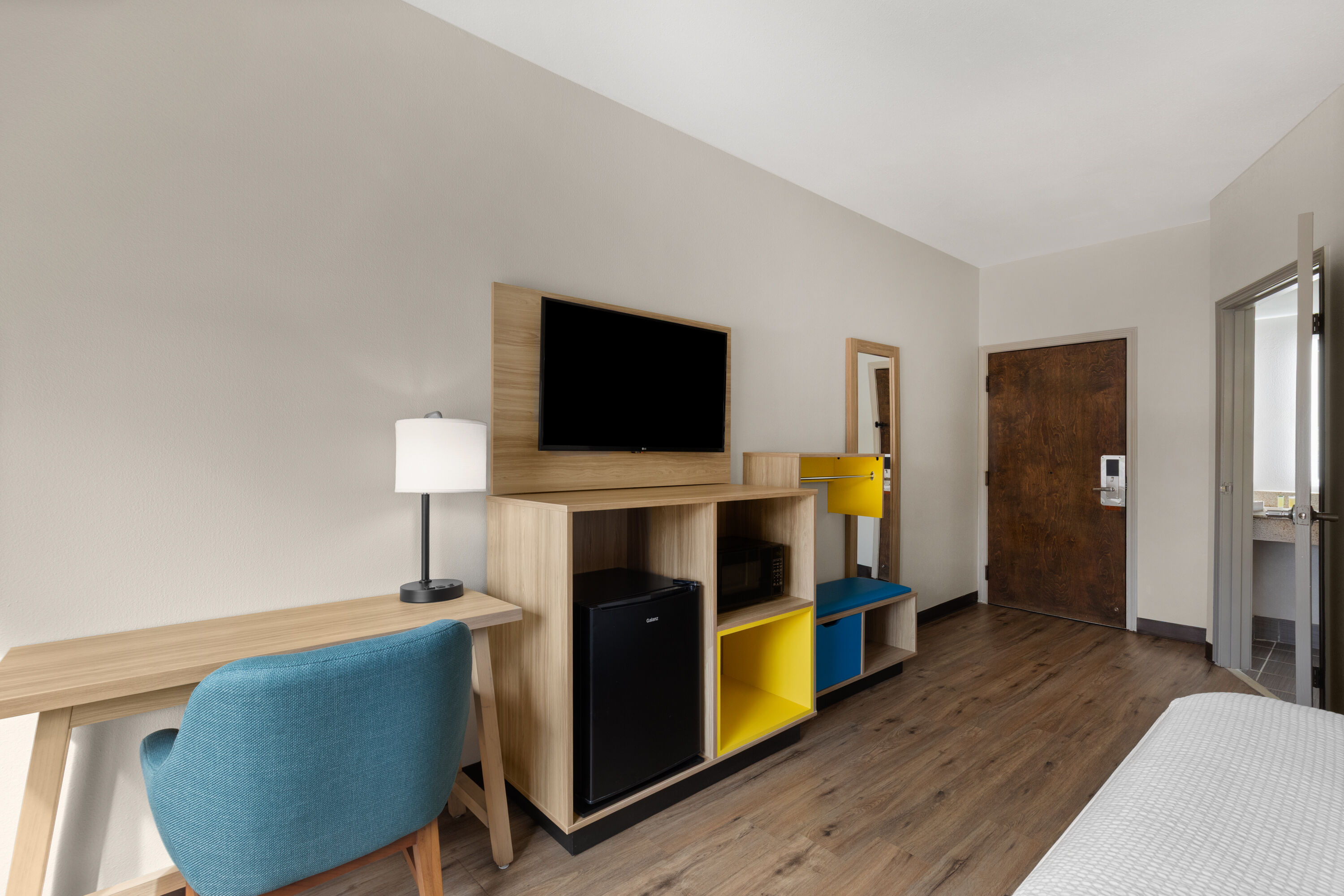 Guest room at the Days Inn by Wyndham McDonough in McDonough, Georgia