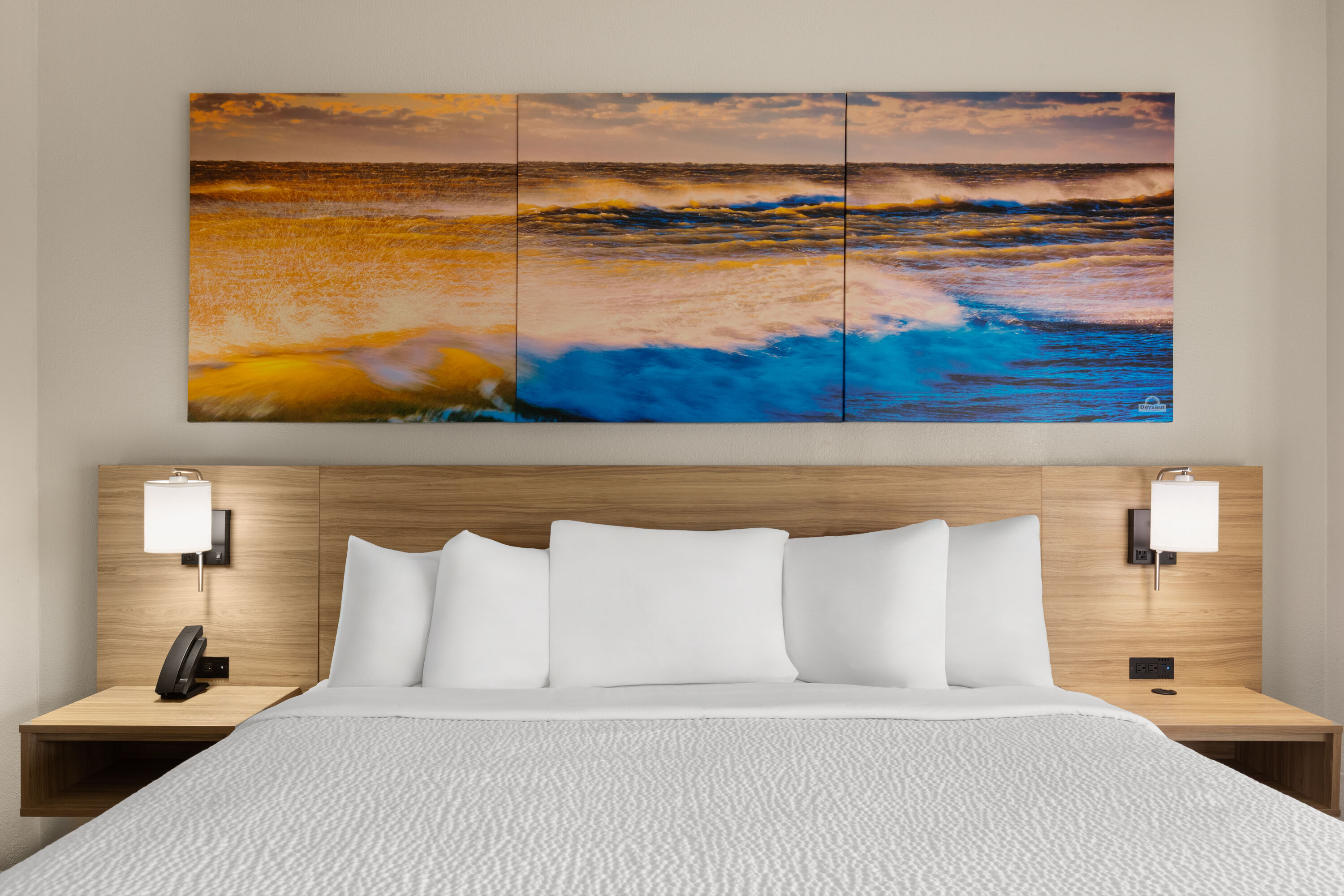 Guest room at the Days Inn by Wyndham McDonough in McDonough, Georgia