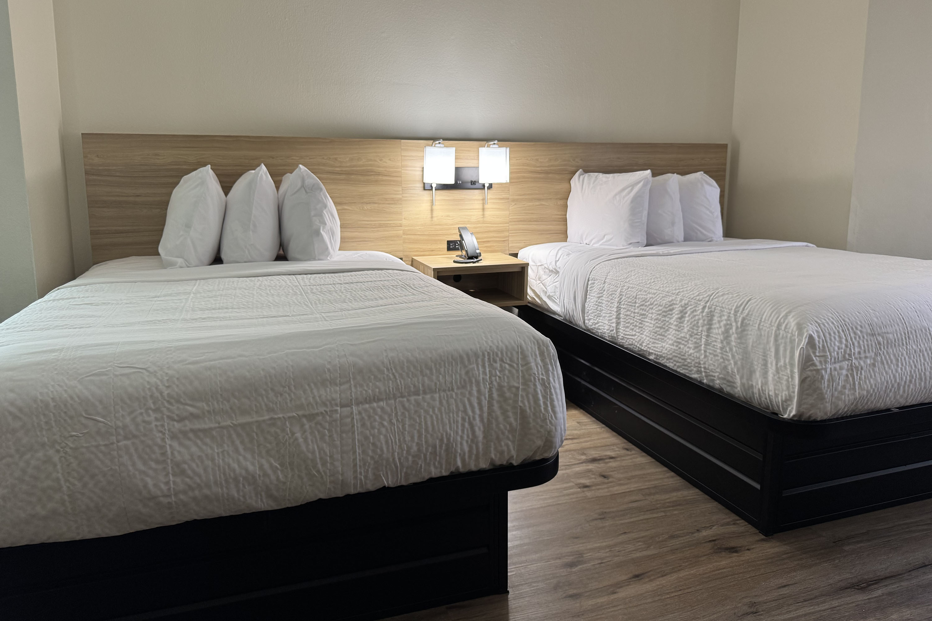 Guest room at the Days Inn by Wyndham McDonough in McDonough, Georgia