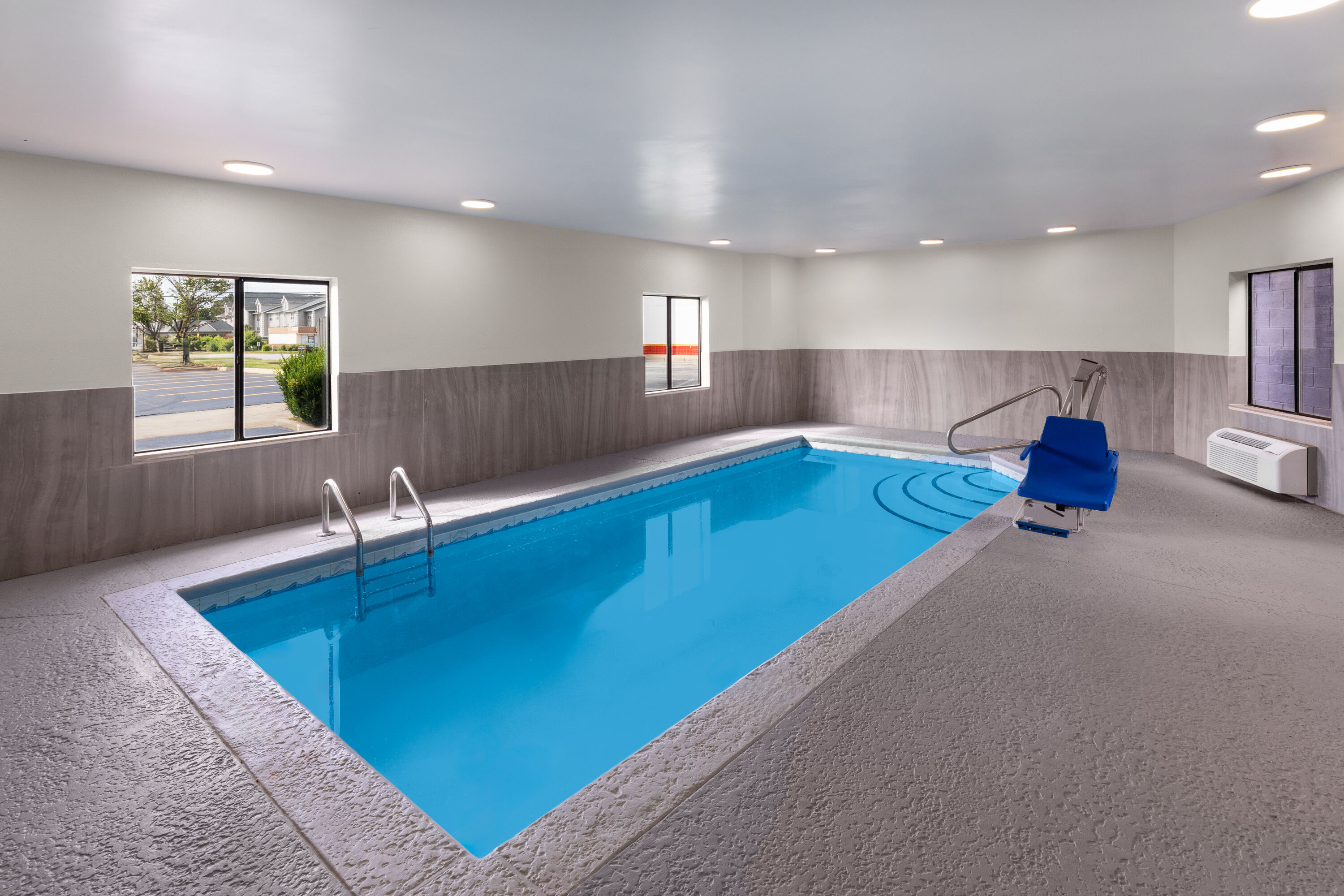 Indoor pool at the Days Inn by Wyndham McDonough in McDonough, Georgia
