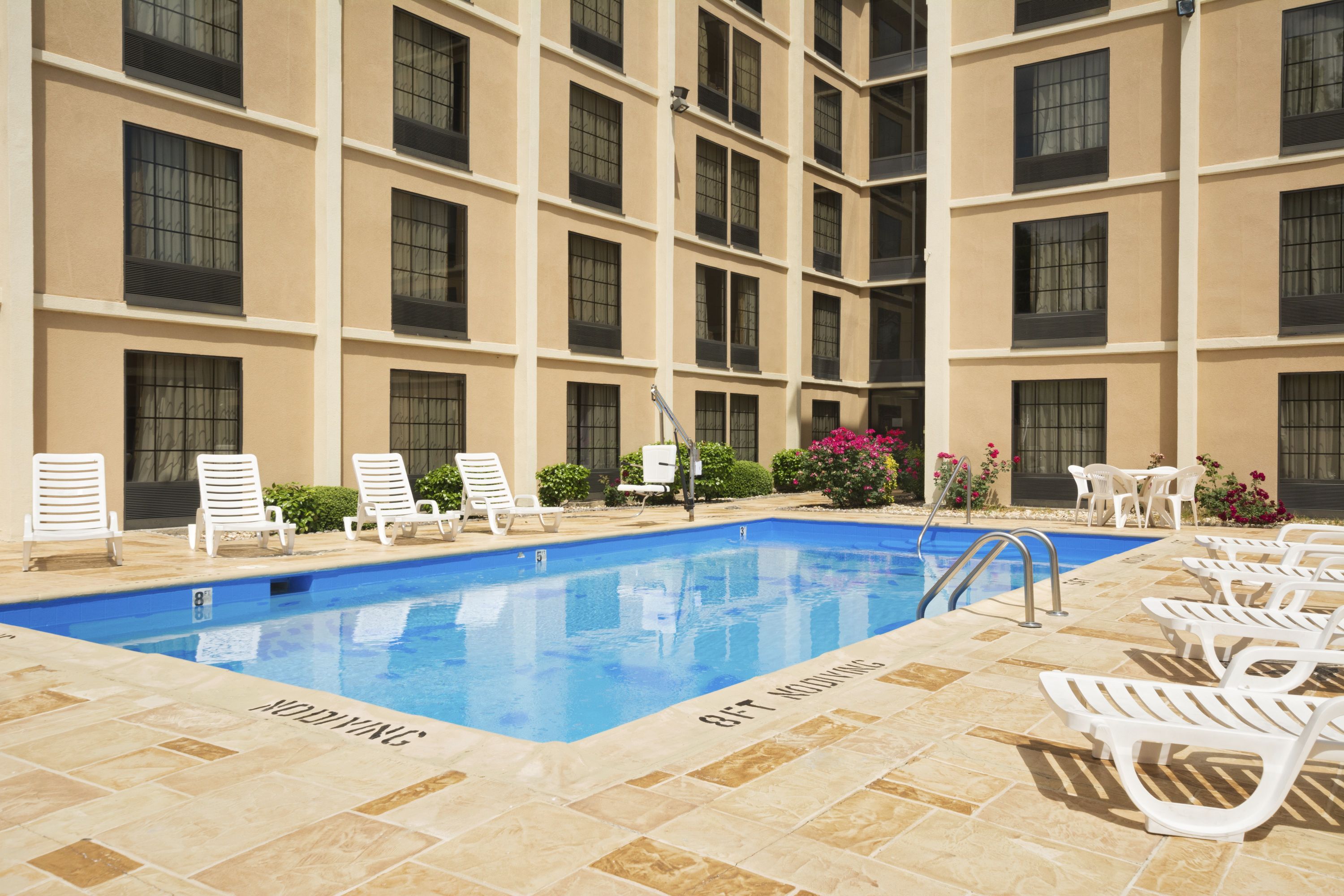 Pool at the Days Inn by Wyndham Rome Downtown in Rome, Georgia