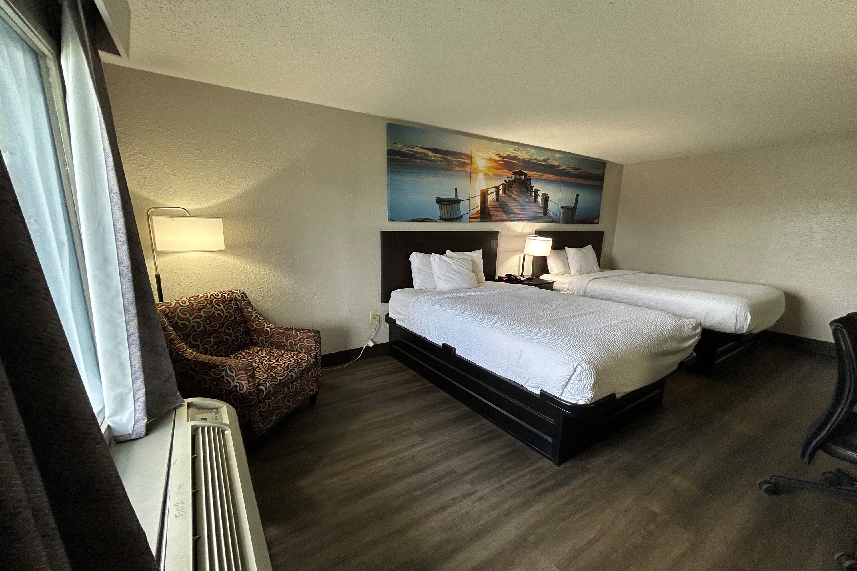 Guest room at the Days Inn by Wyndham Savannah Airport in Savannah, Georgia