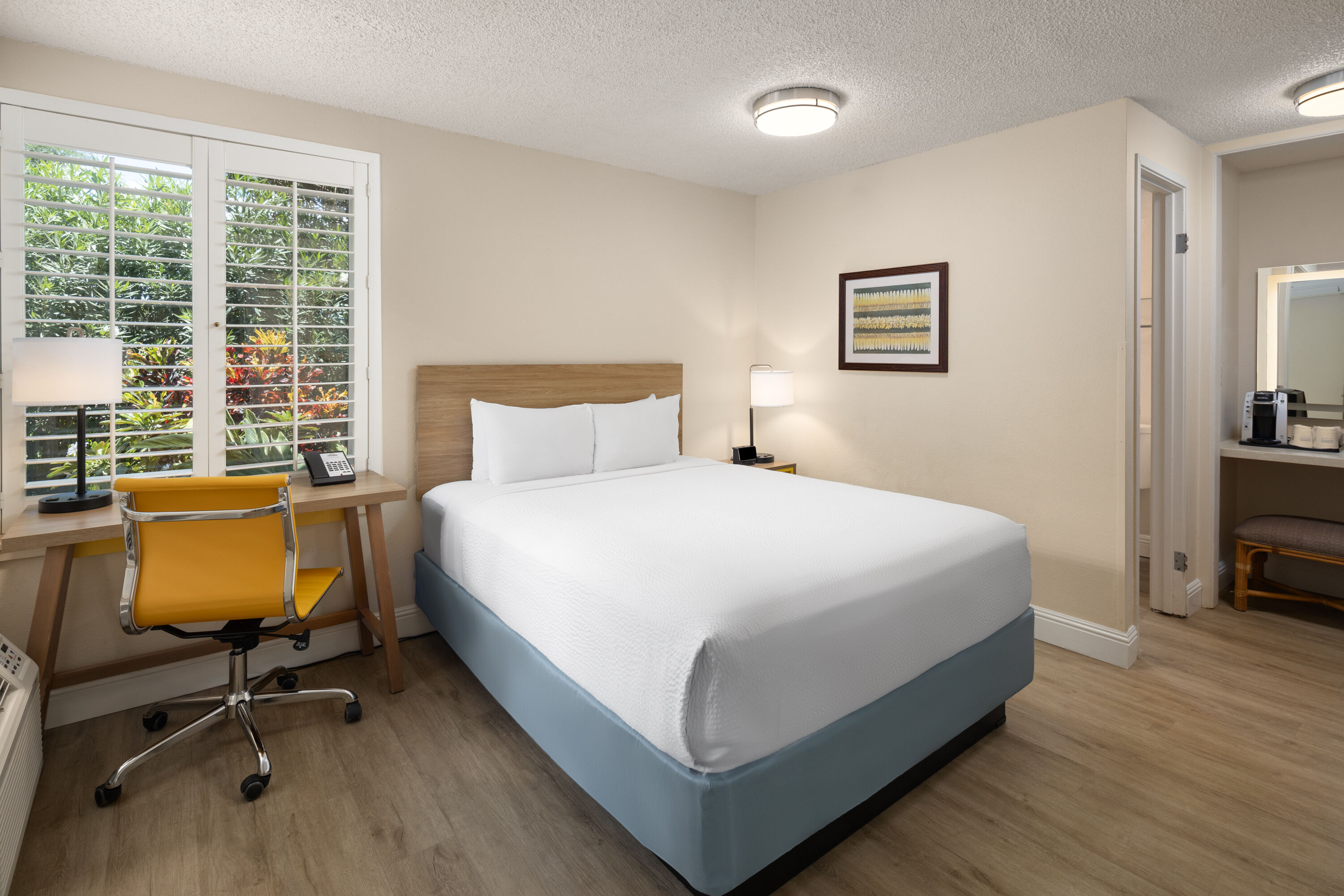 Guest room at the Days Inn by Wyndham Maui Oceanfront in Maui, Hawaii