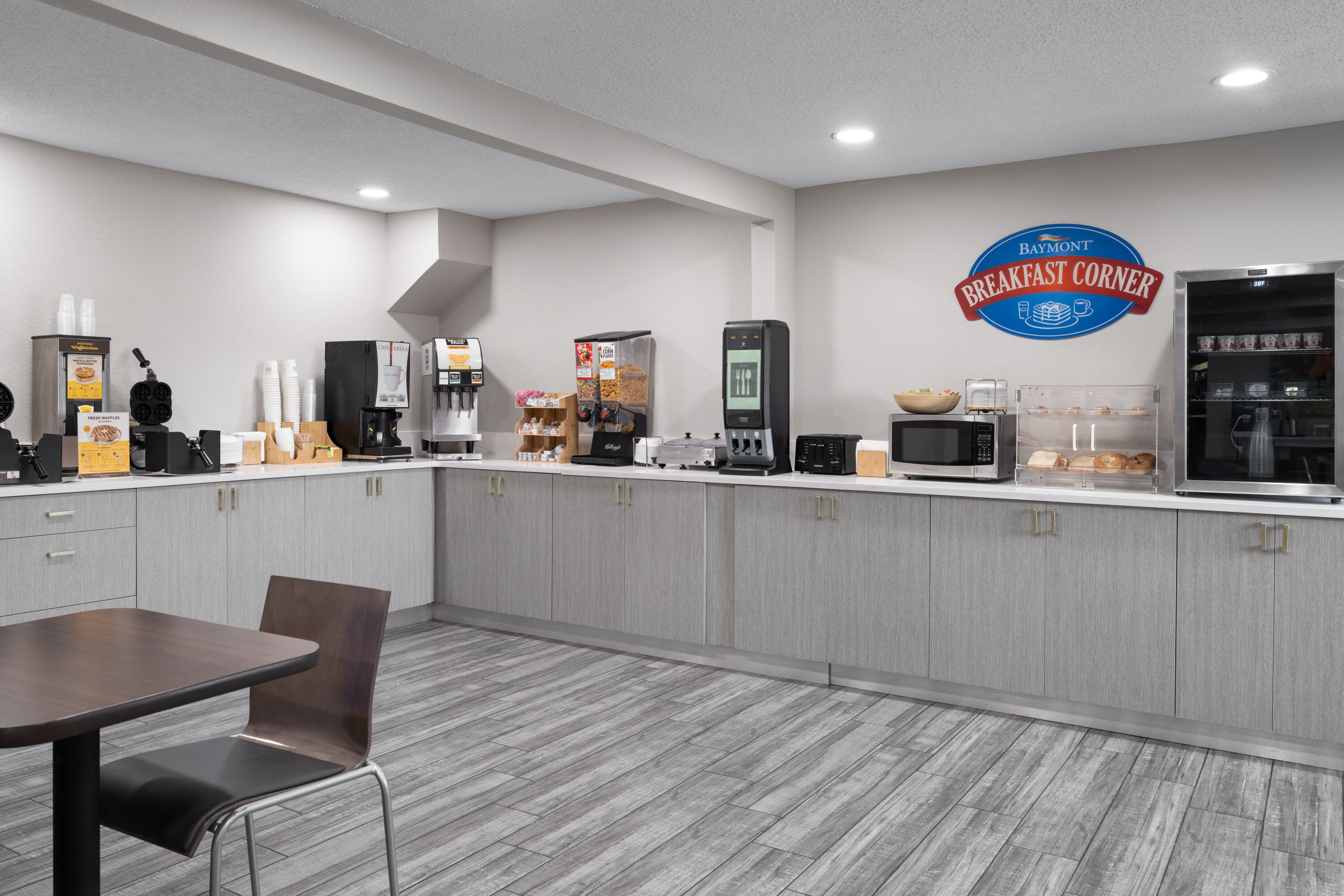 Free breakfast at Days Inn by Wyndham Davenport in Davenport, Iowa