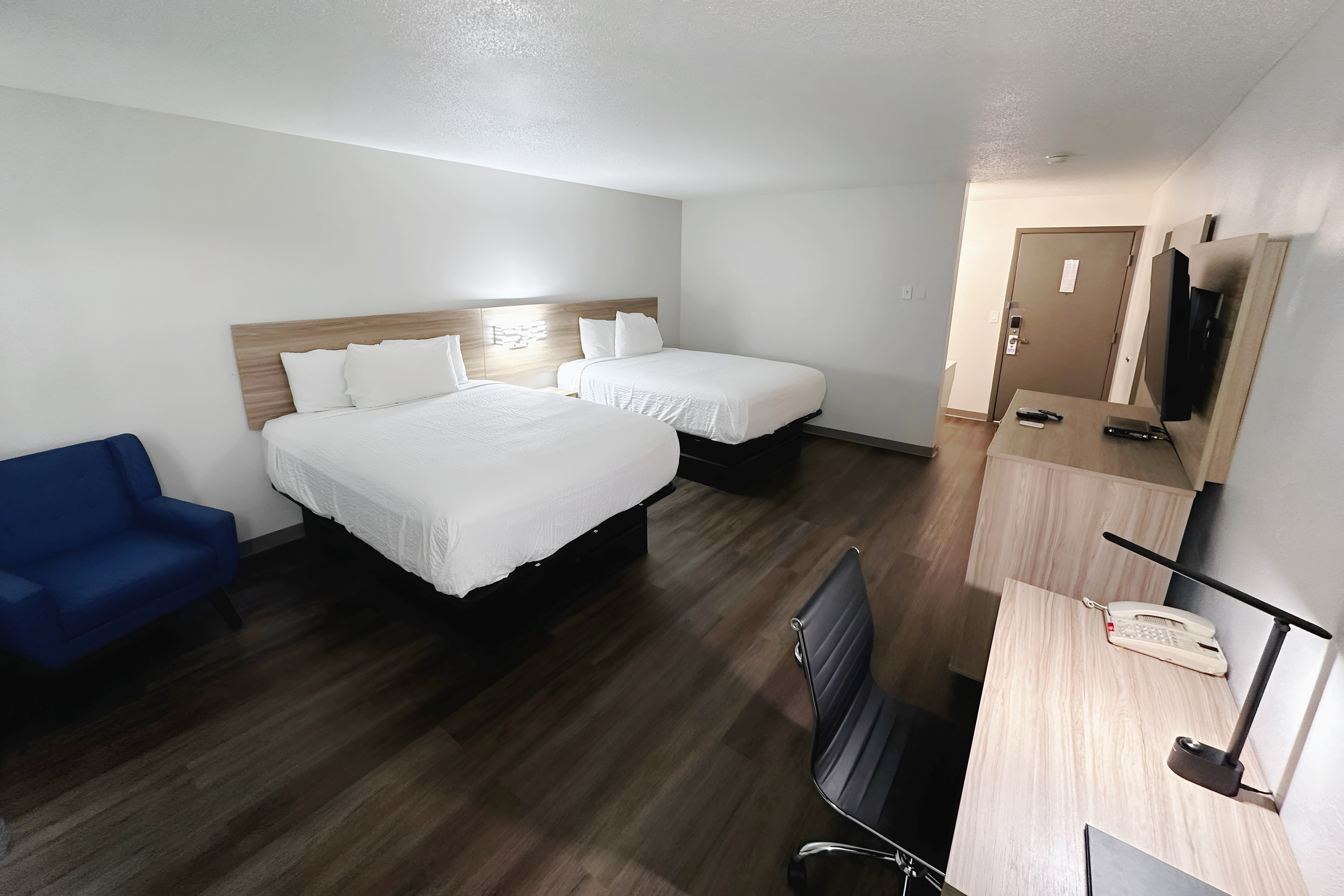 Guest room at the Days Inn by Wyndham Denison IA in Denison, Iowa