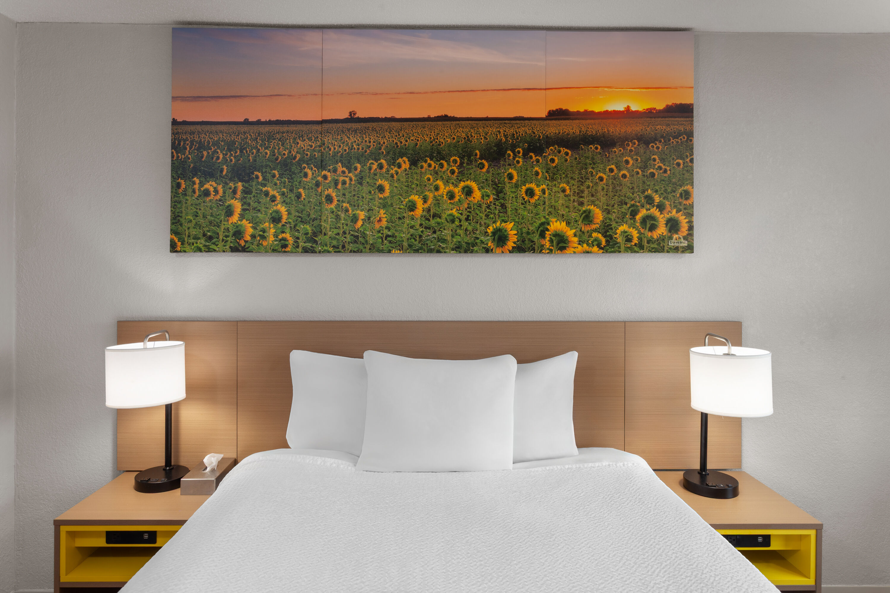 Guest room at the Days Inn by Wyndham Mason City in Mason City, Iowa
