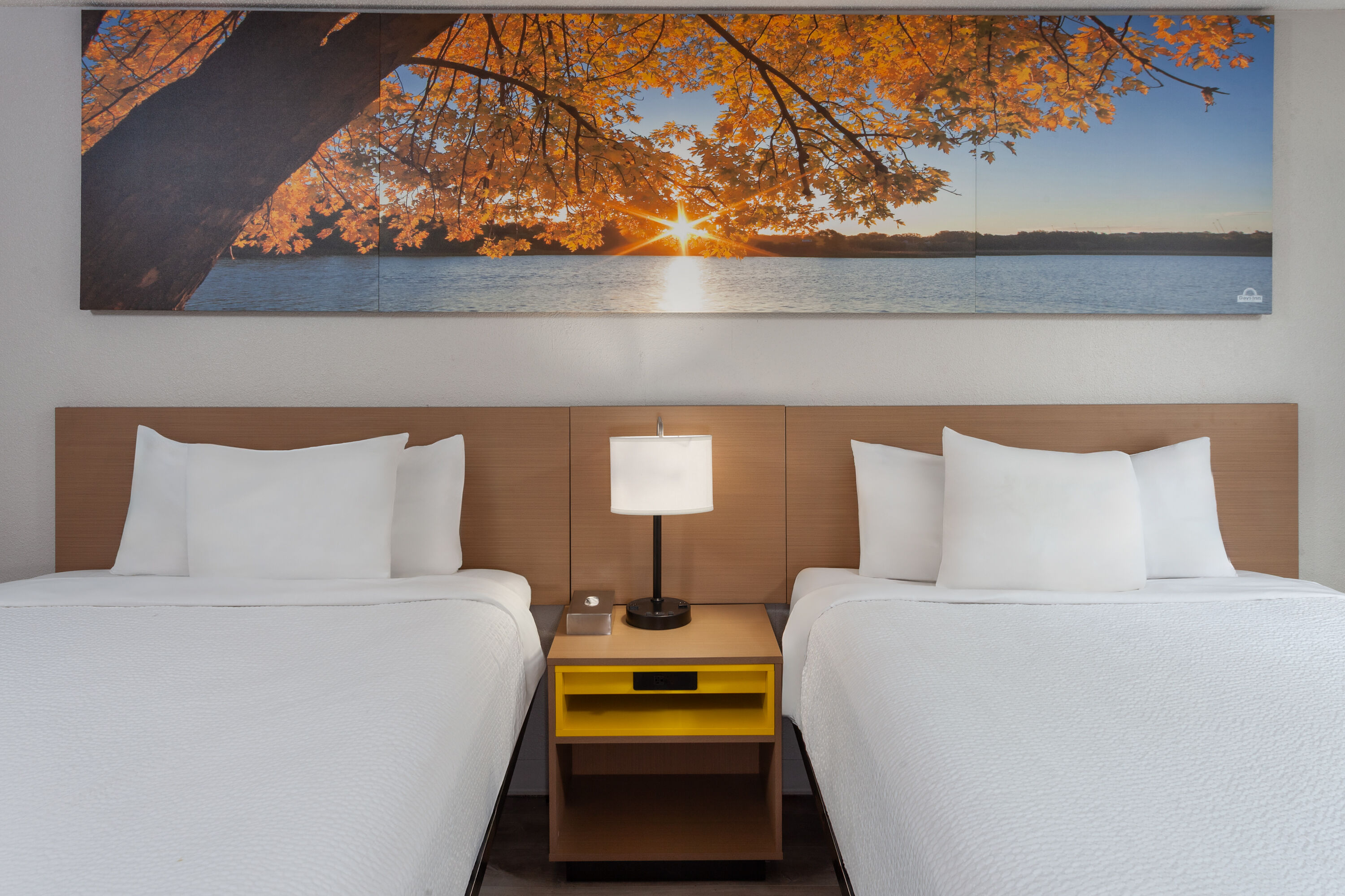 Guest room at the Days Inn by Wyndham Mason City in Mason City, Iowa