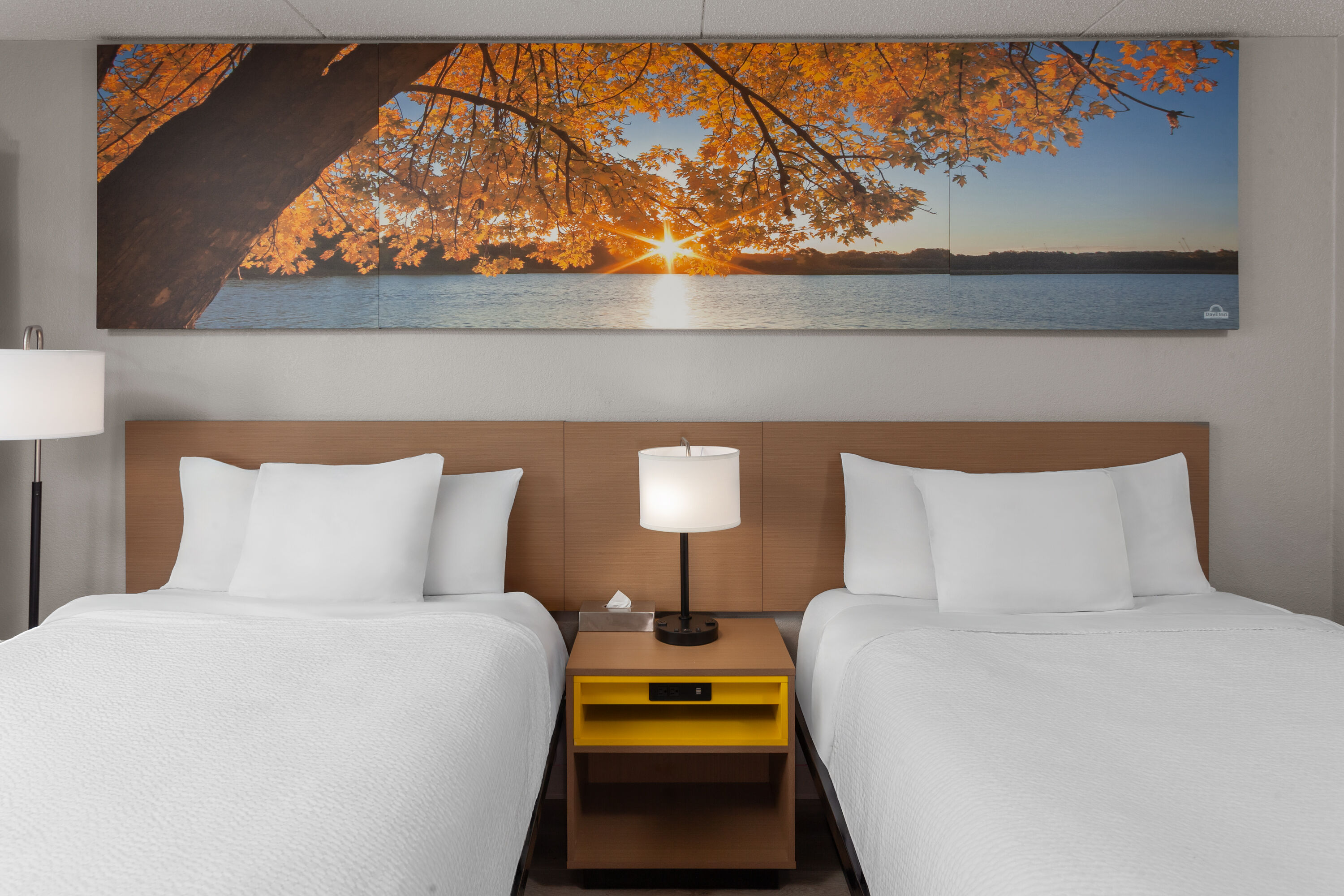 Guest room at the Days Inn by Wyndham Mason City in Mason City, Iowa