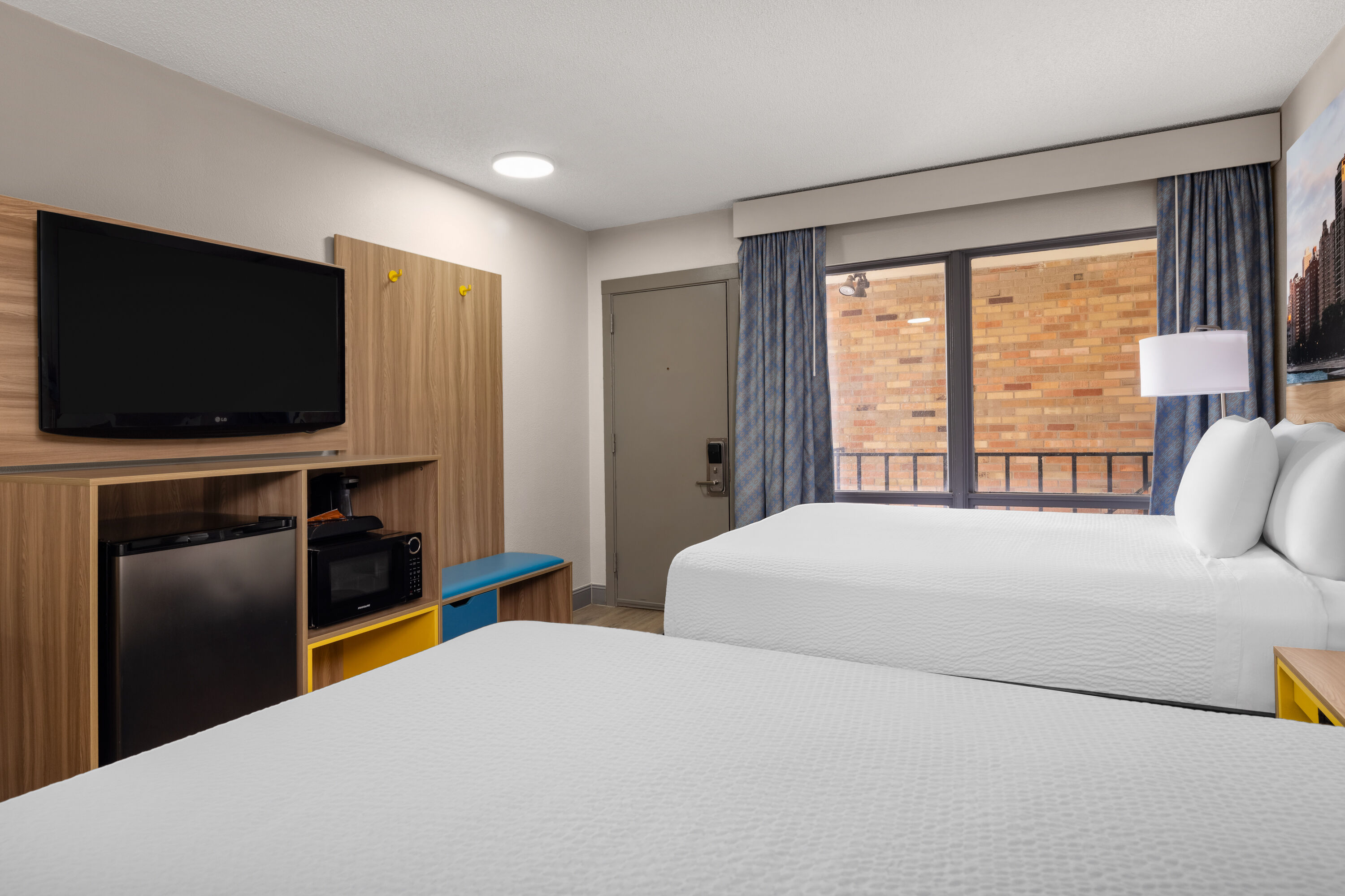 Guest room at the Days Inn by Wyndham St. Charles IL in St. Charles, Illinois