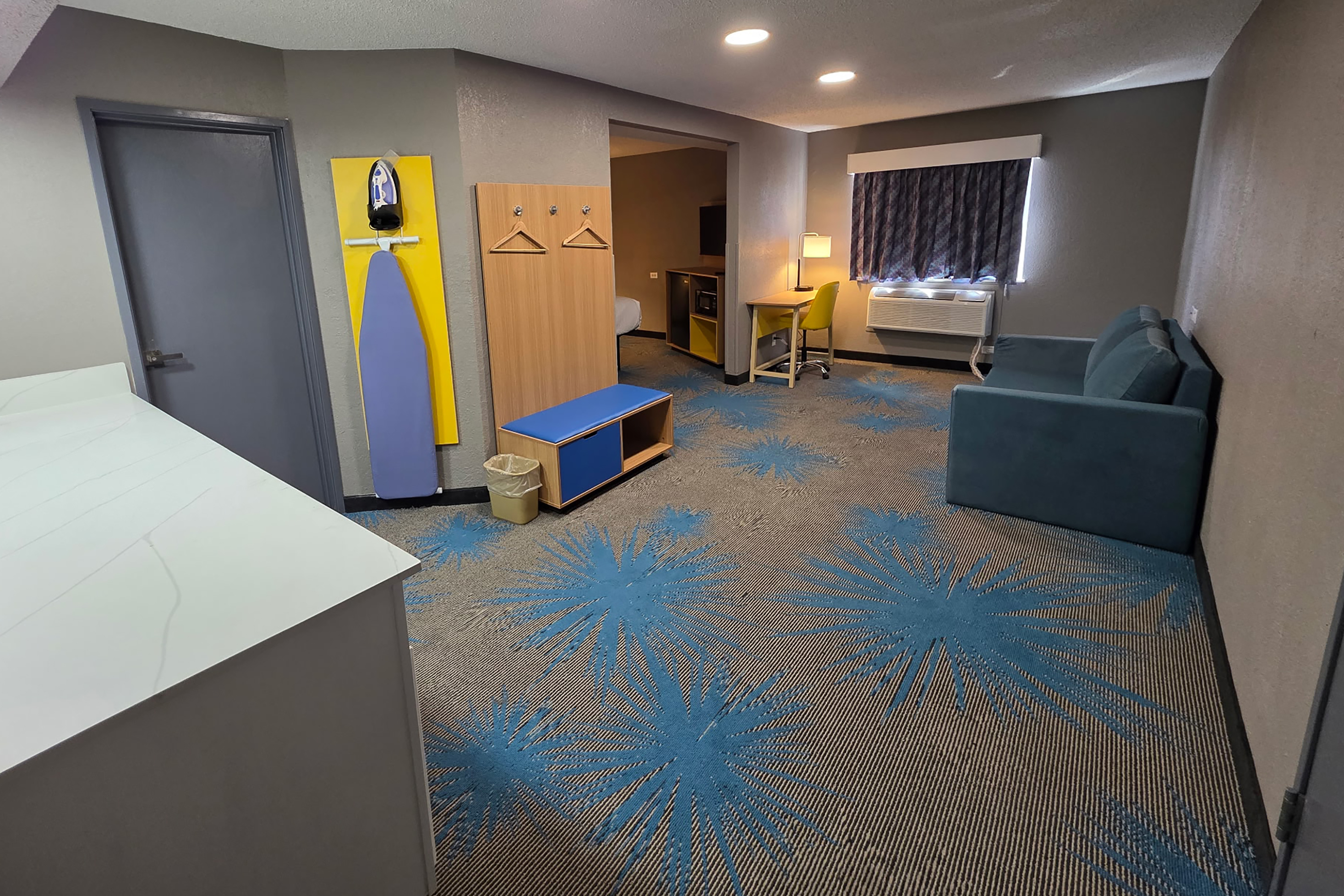 Guest room at the Days Inn by Wyndham Waukegan in Waukegan, Illinois