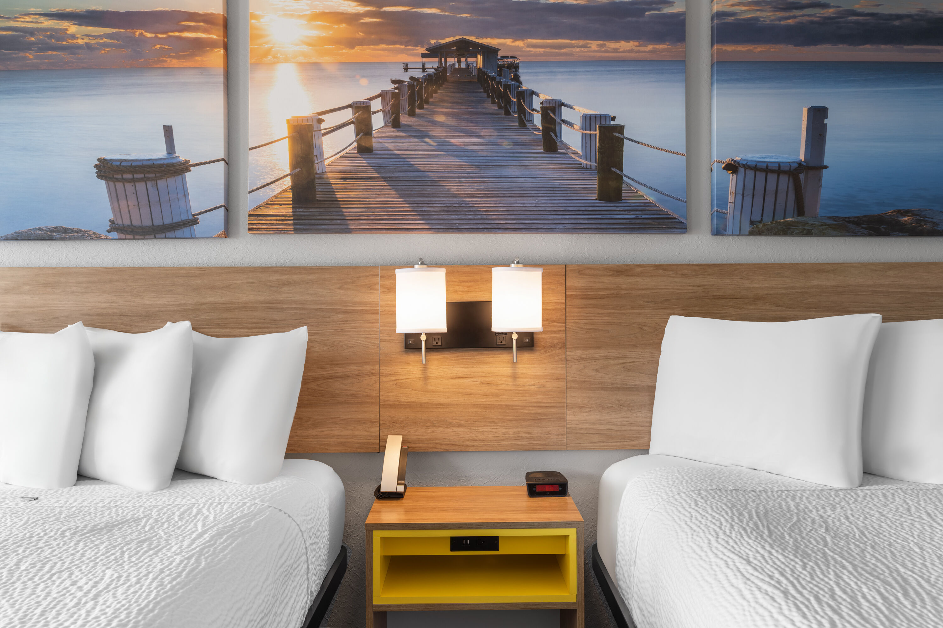 Guest room at the Days Inn by Wyndham Cloverdale Greencastle in Cloverdale, Indiana