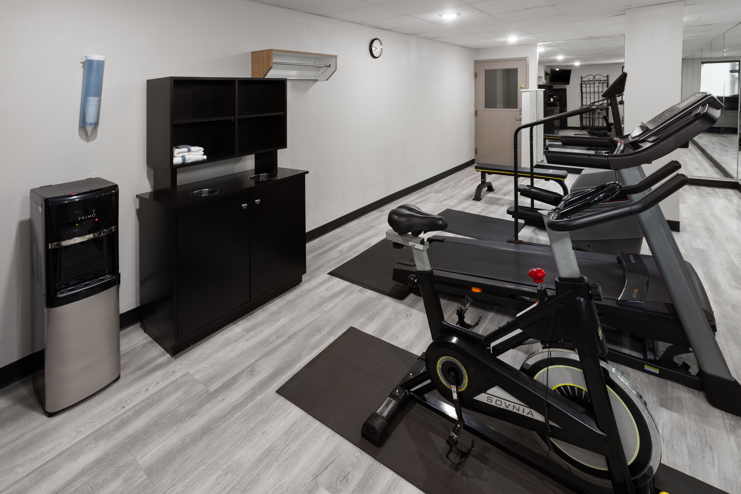 Fitness room at Days Inn & Suites by Wyndham Northwest Indianapolis in Indianapolis, Indiana