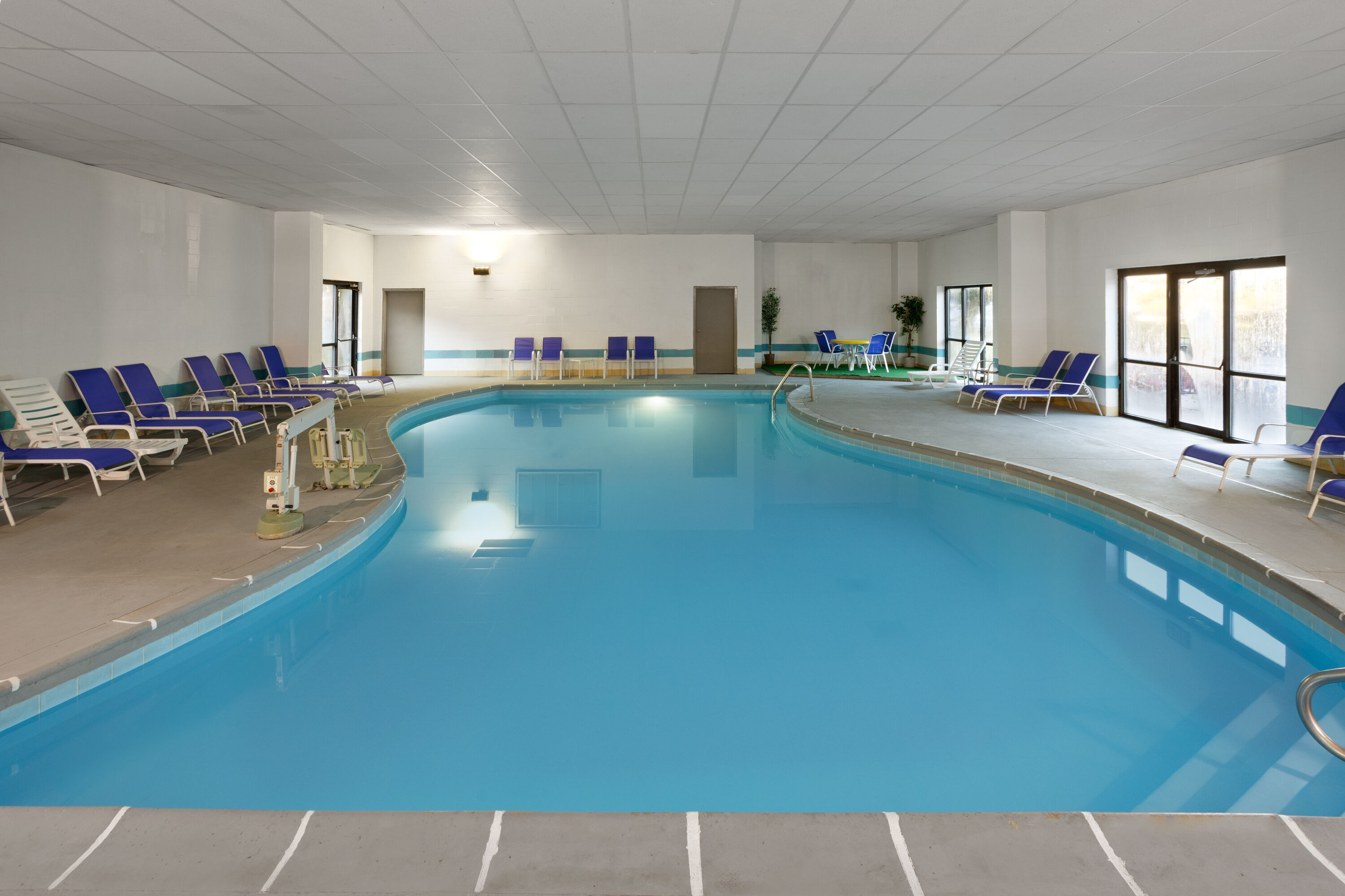 Pool at the Days Inn & Suites by Wyndham Northwest Indianapolis in Indianapolis, Indiana