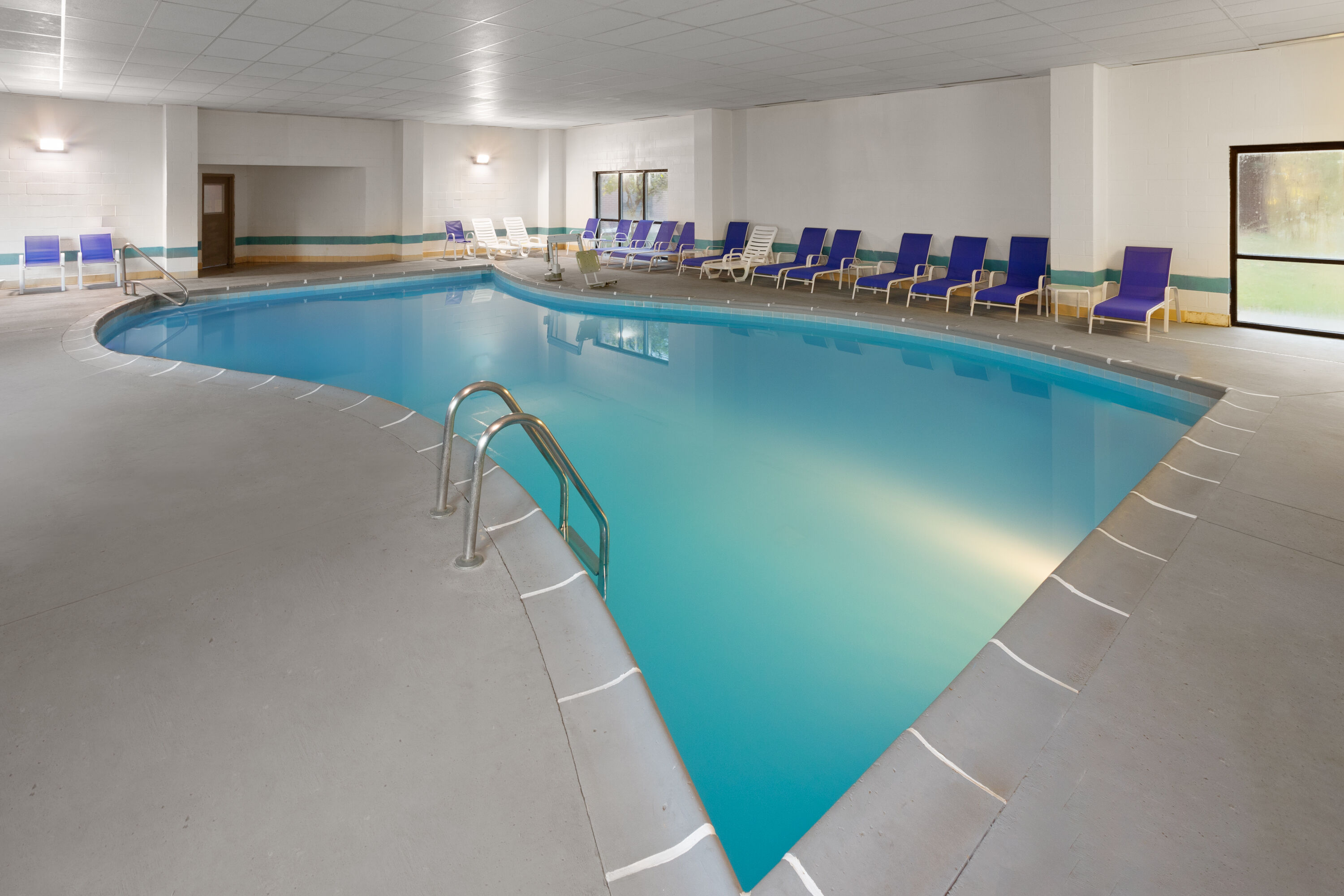 Pool at the Days Inn & Suites by Wyndham Northwest Indianapolis in Indianapolis, Indiana
