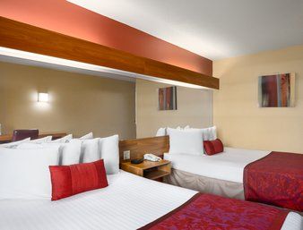 Guest room at the Days Inn & Suites by Wyndham Lafayette IN in Lafayette, Indiana