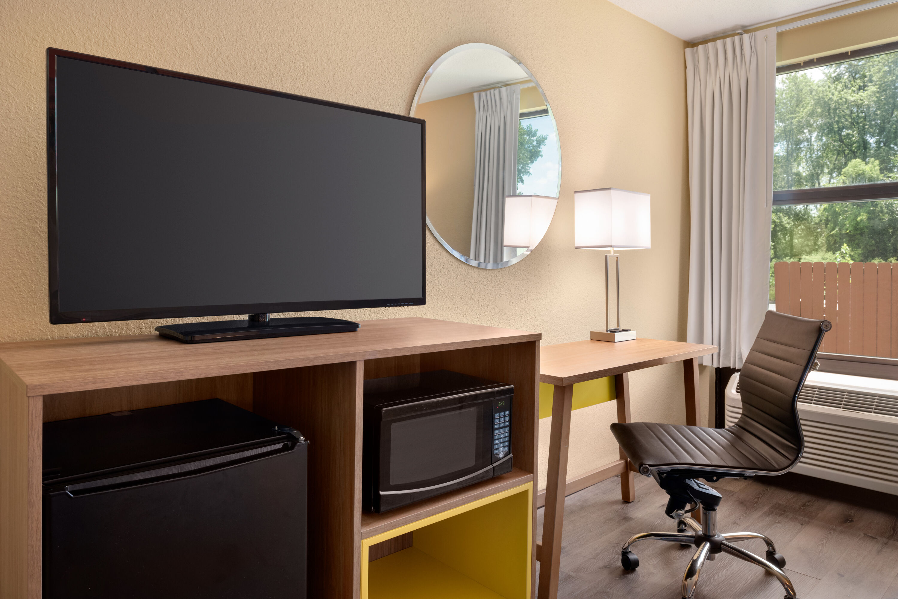 Guest room at the Days Inn & Suites by Wyndham Merrillville in Merrillville, Indiana