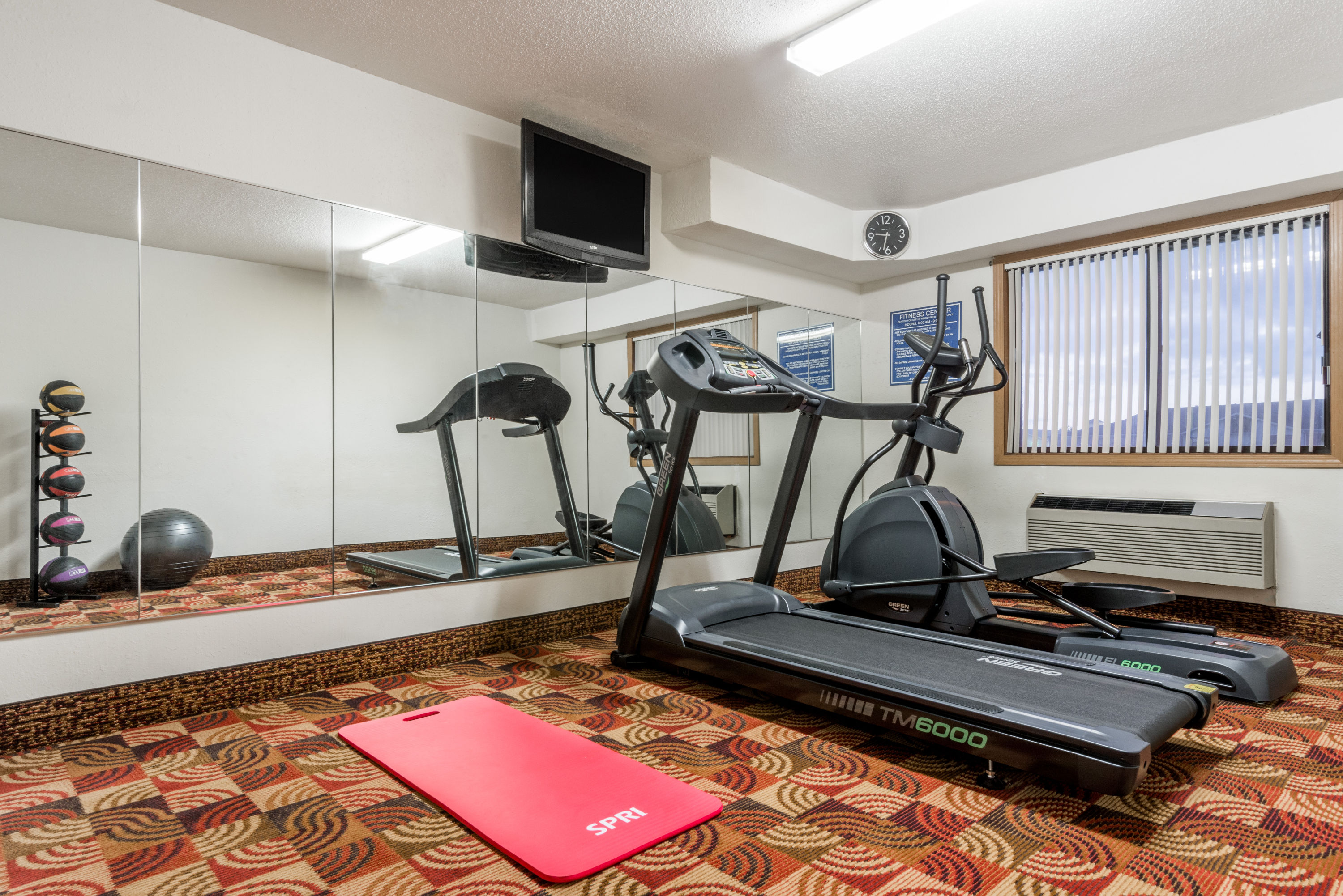 Fitness room at Days Inn by Wyndham Muncie -Ball State University in Muncie, Indiana