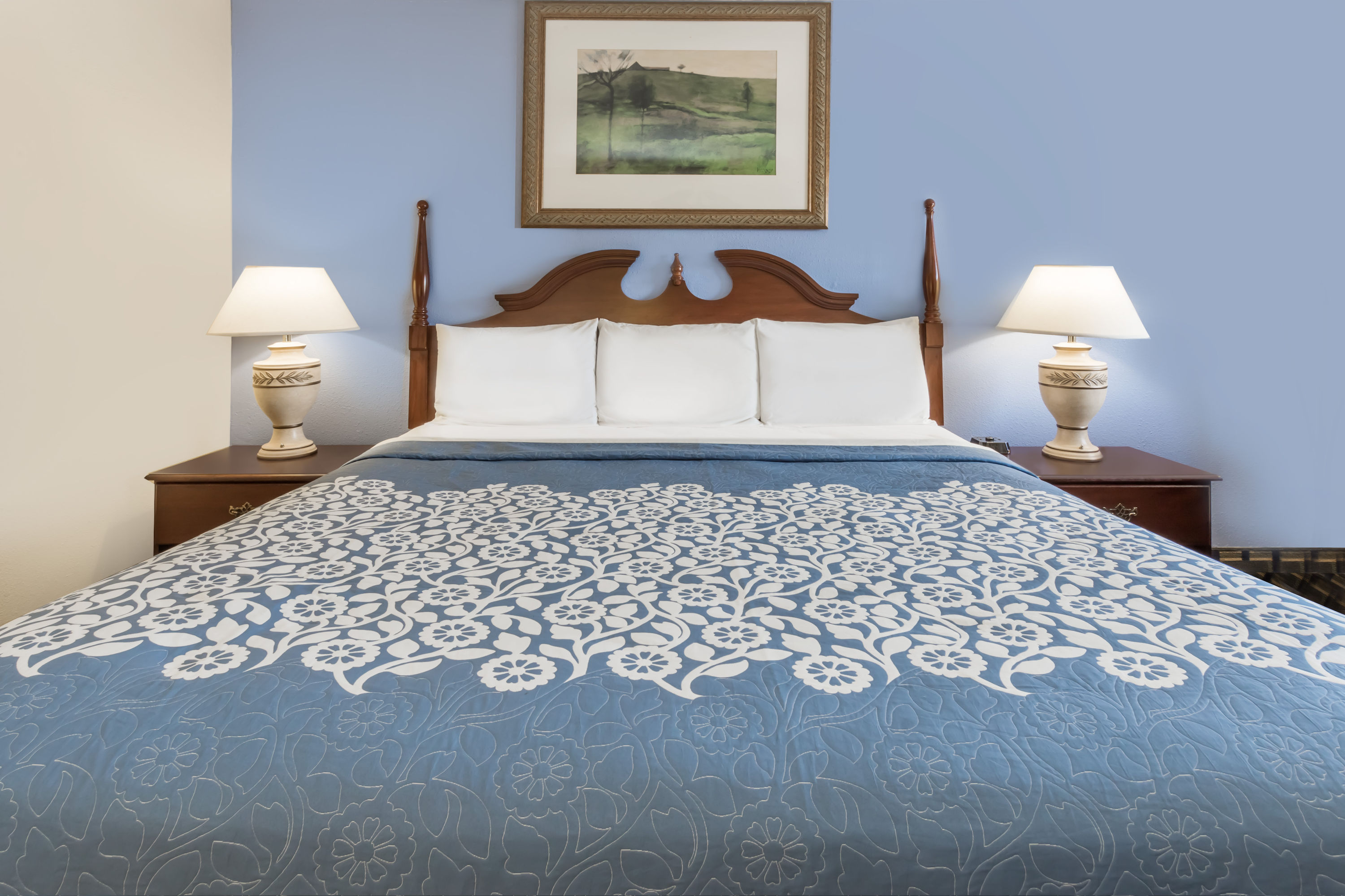 Guest room at the Days Inn by Wyndham Plymouth in Plymouth, Indiana