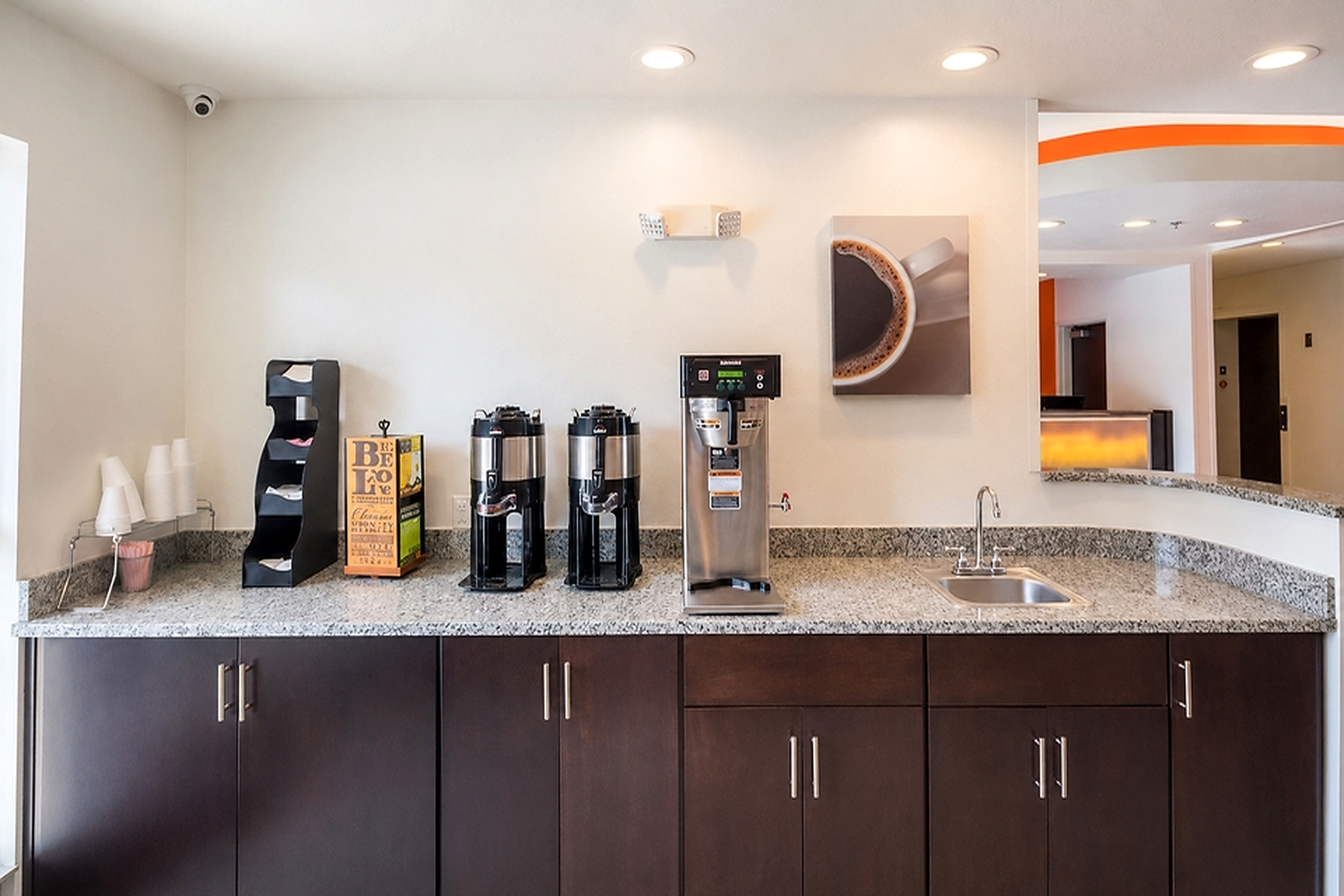 Free breakfast at Days Inn by Wyndham South Bend/Notre Dame in South Bend, Indiana