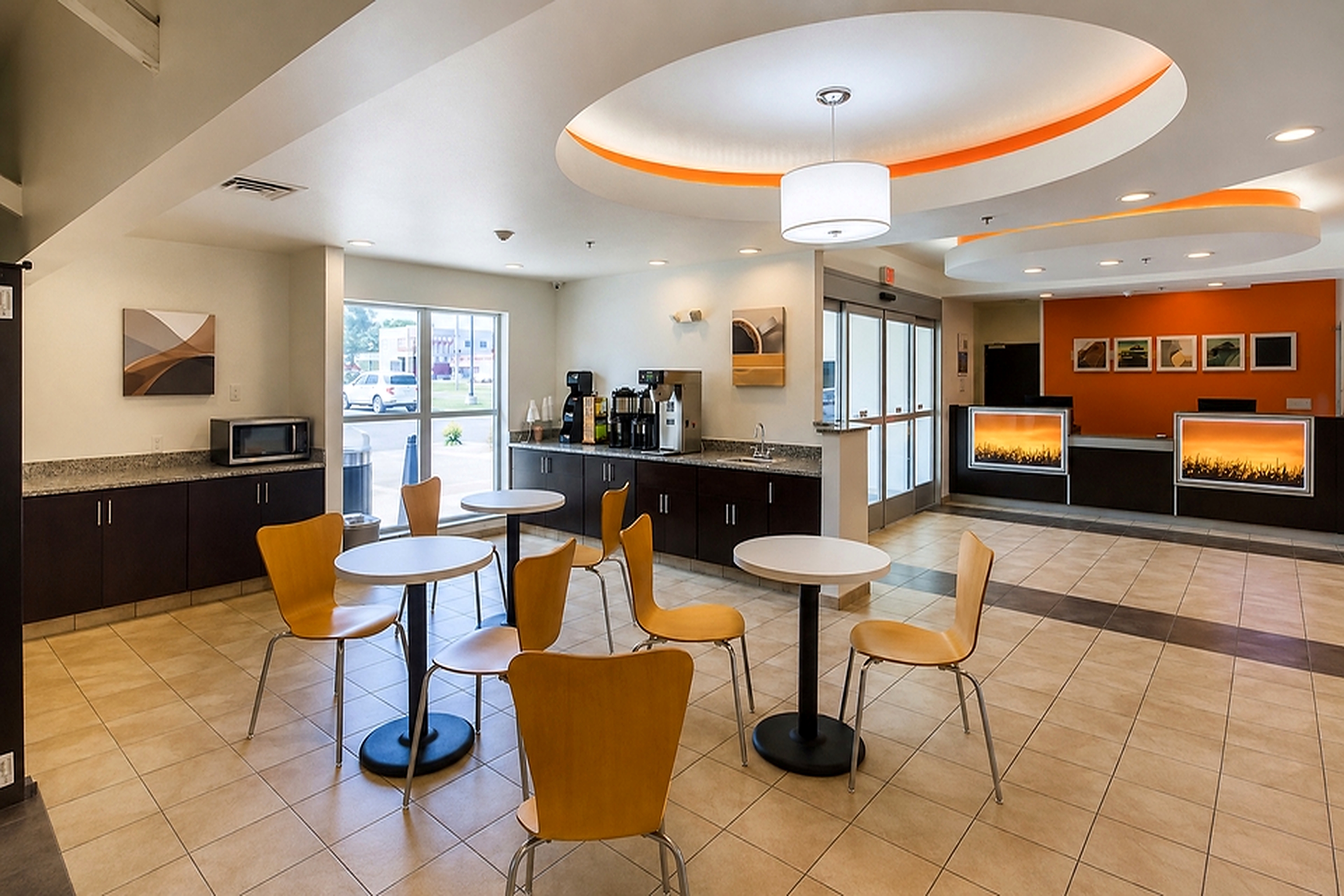 Free breakfast at Days Inn by Wyndham South Bend/Notre Dame in South Bend, Indiana