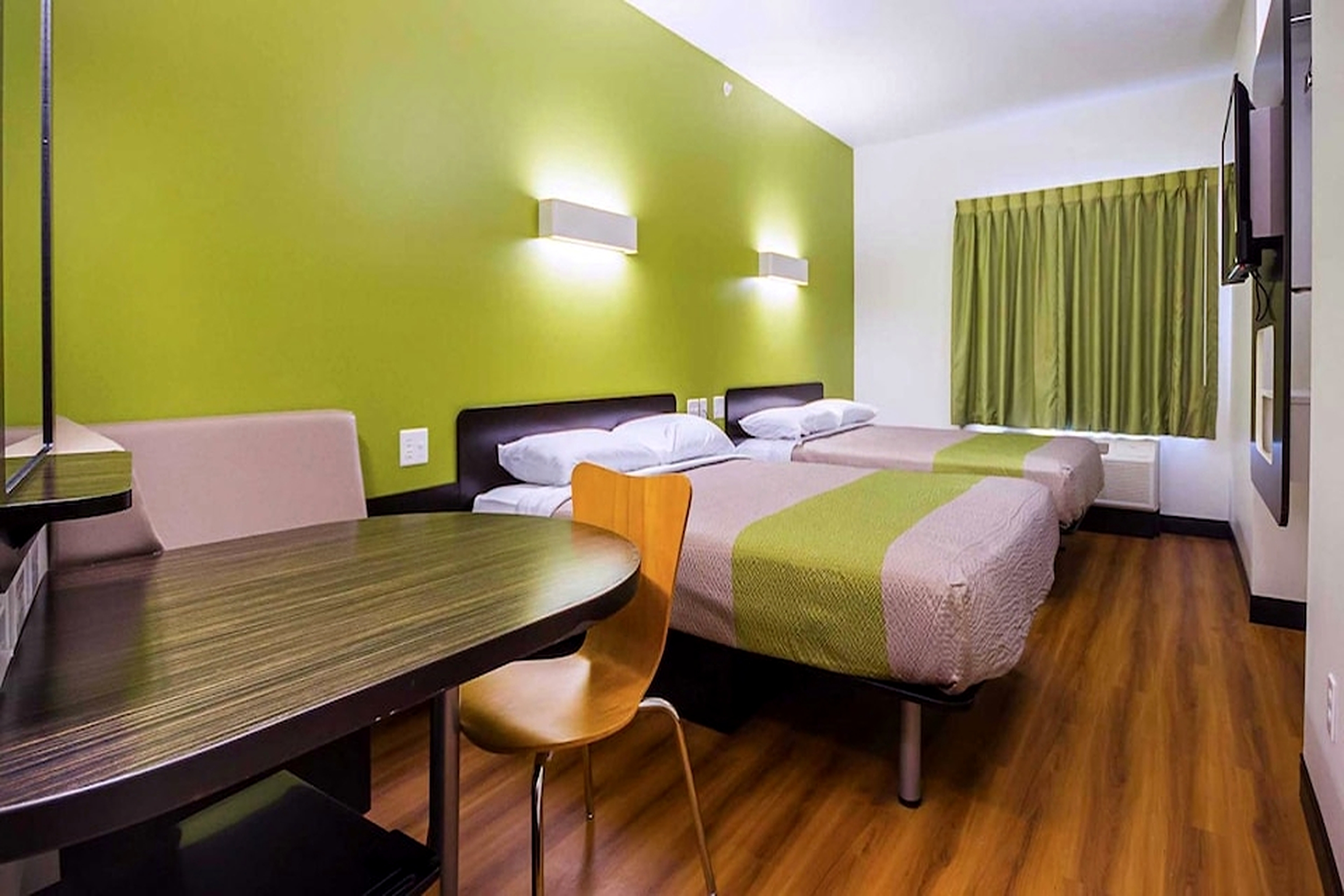 Guest room at the Days Inn by Wyndham South Bend/Notre Dame in South Bend, Indiana