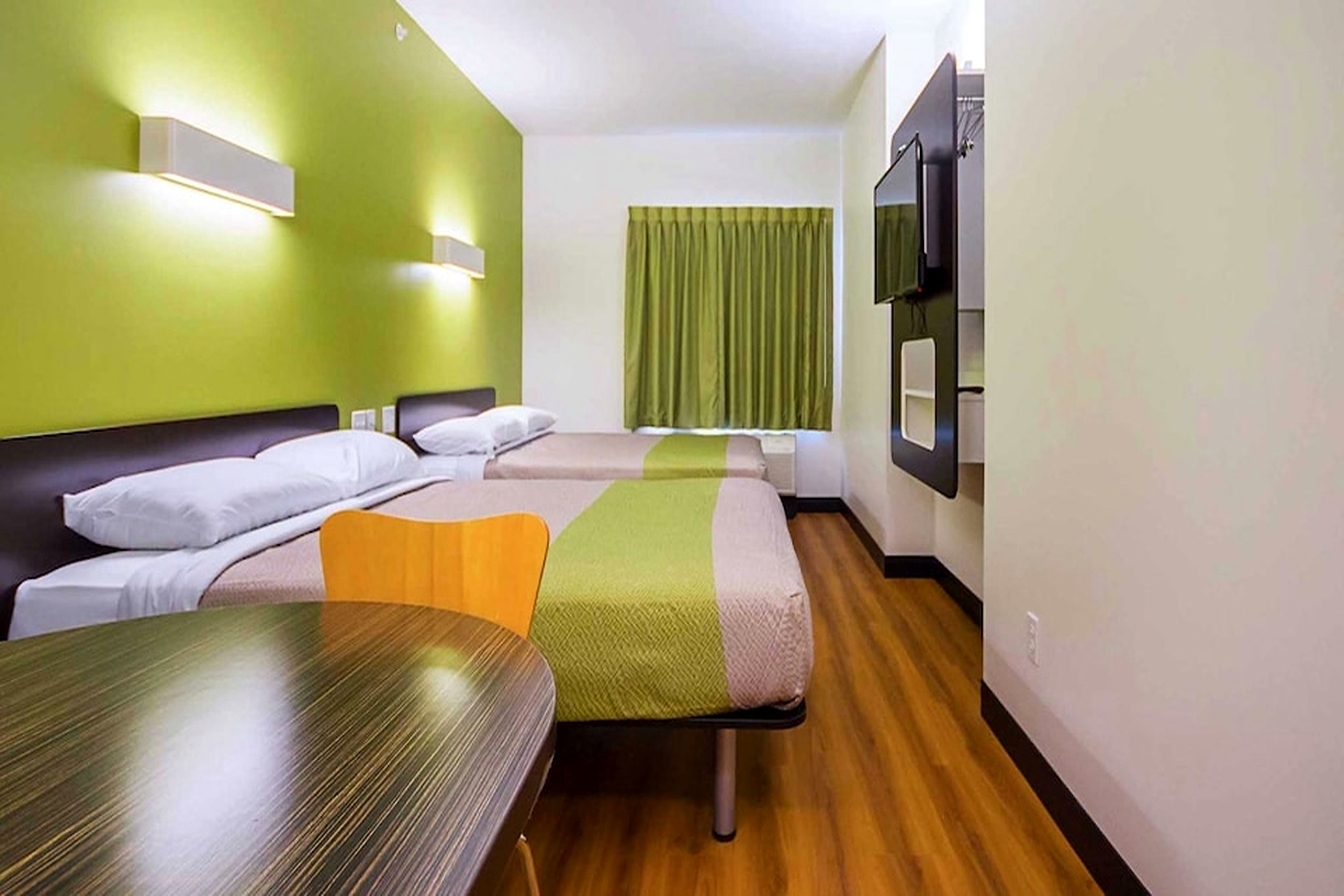 Guest room at the Days Inn by Wyndham South Bend/Notre Dame in South Bend, Indiana
