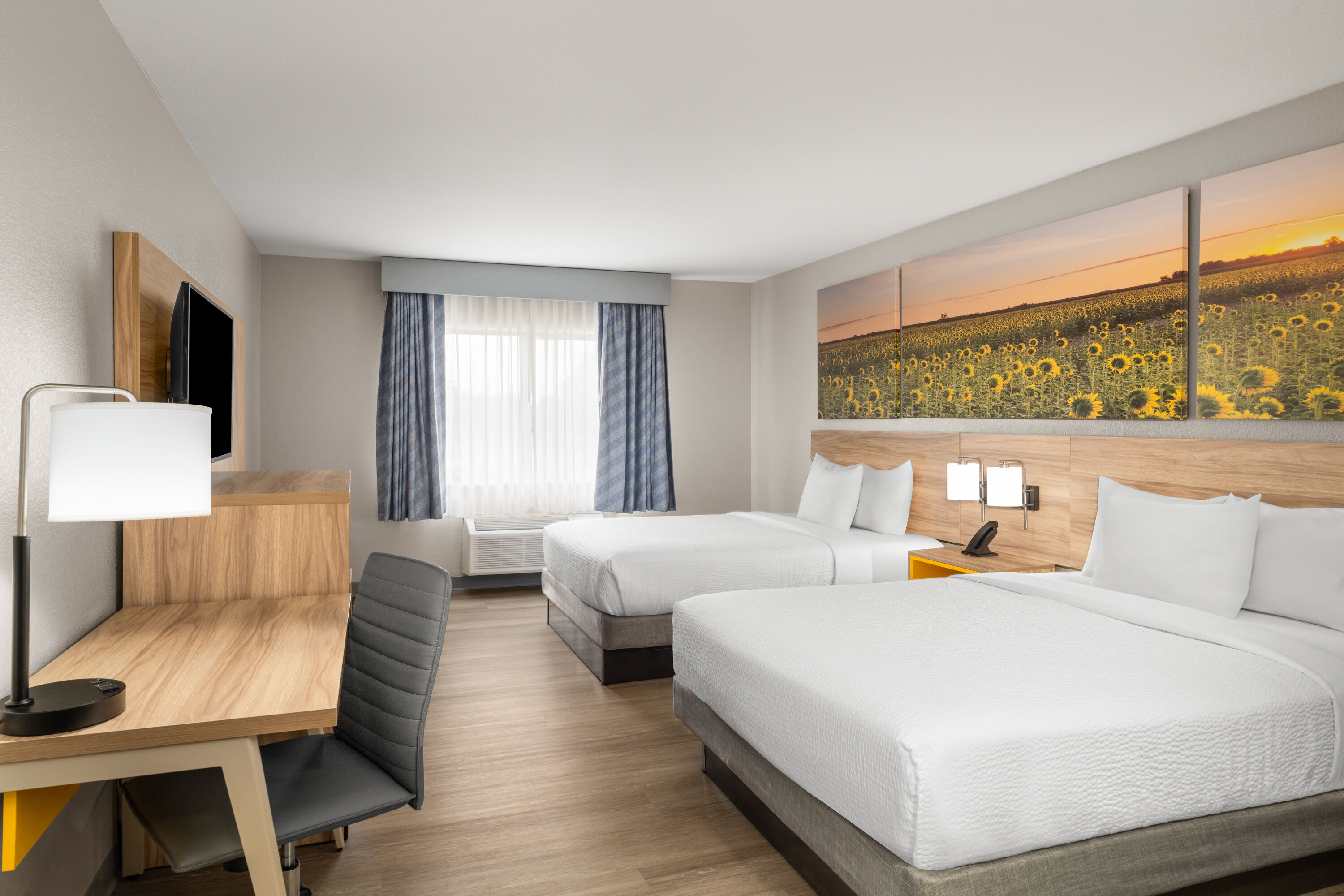 Guest room at the Days Inn by Wyndham Coffeyville in Coffeyville, Kansas