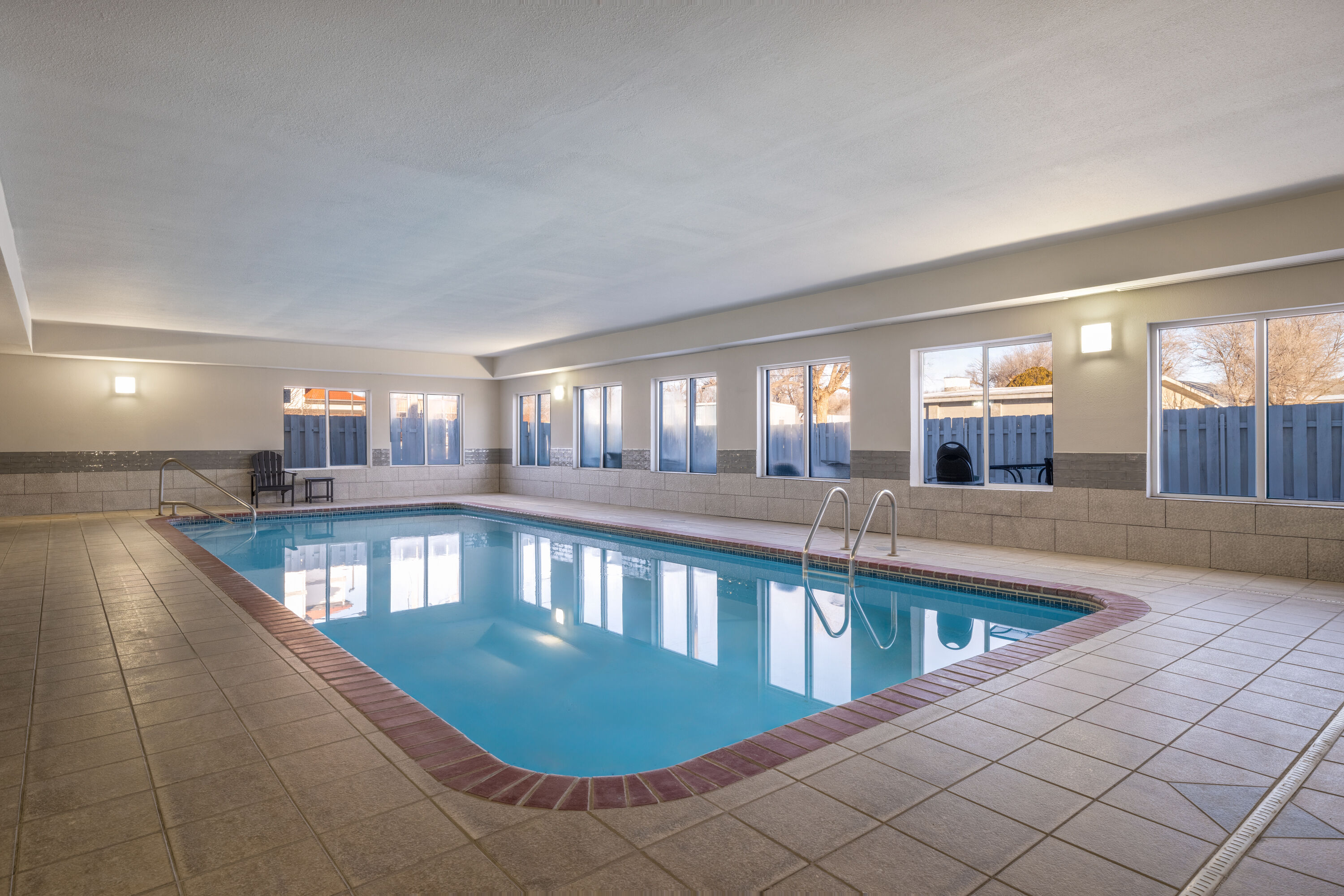 Indoor pool at the Days Inn by Wyndham Dodge City in Dodge City, Kansas