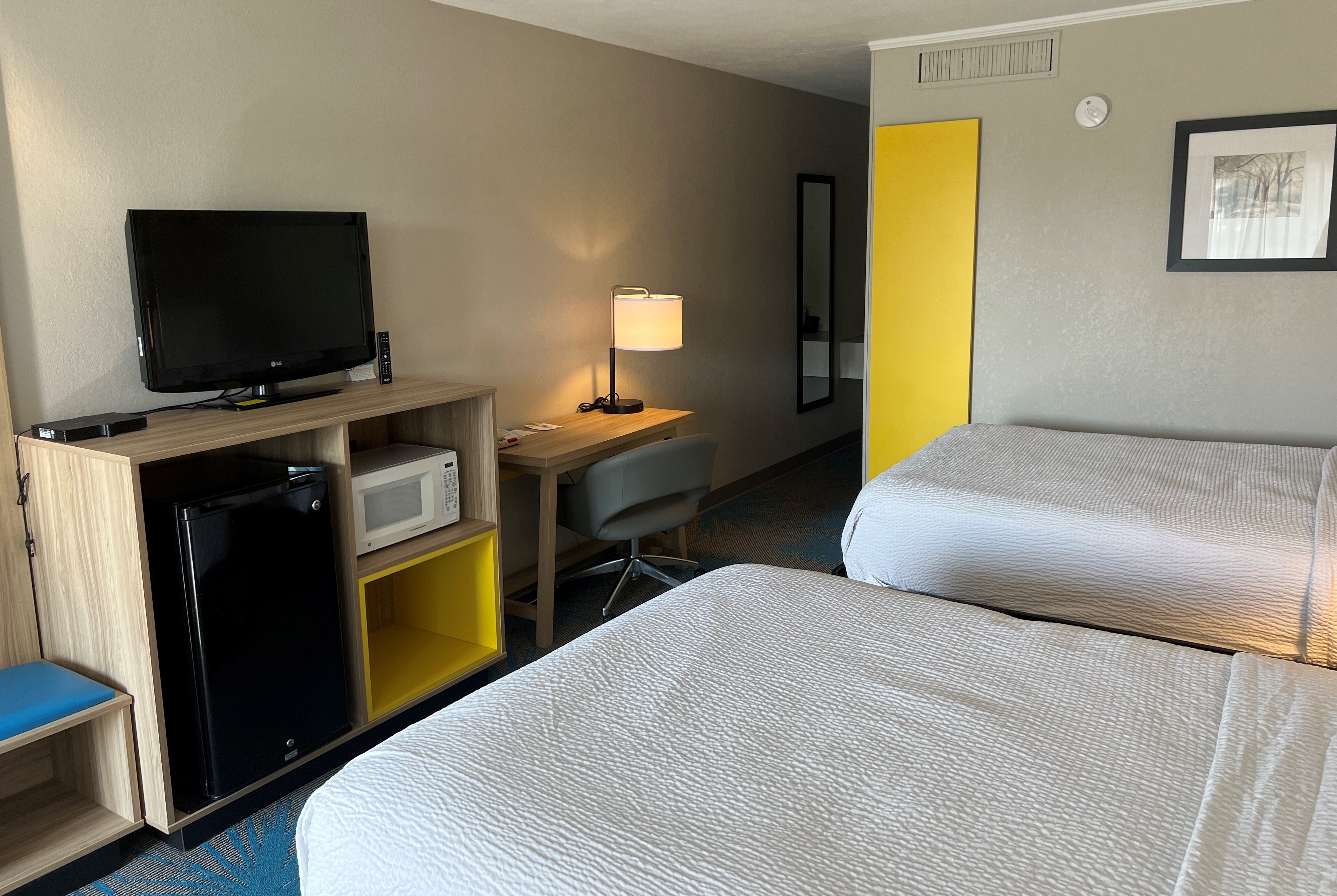 Guest room at the Days Inn by Wyndham Hays in Hays, Kansas