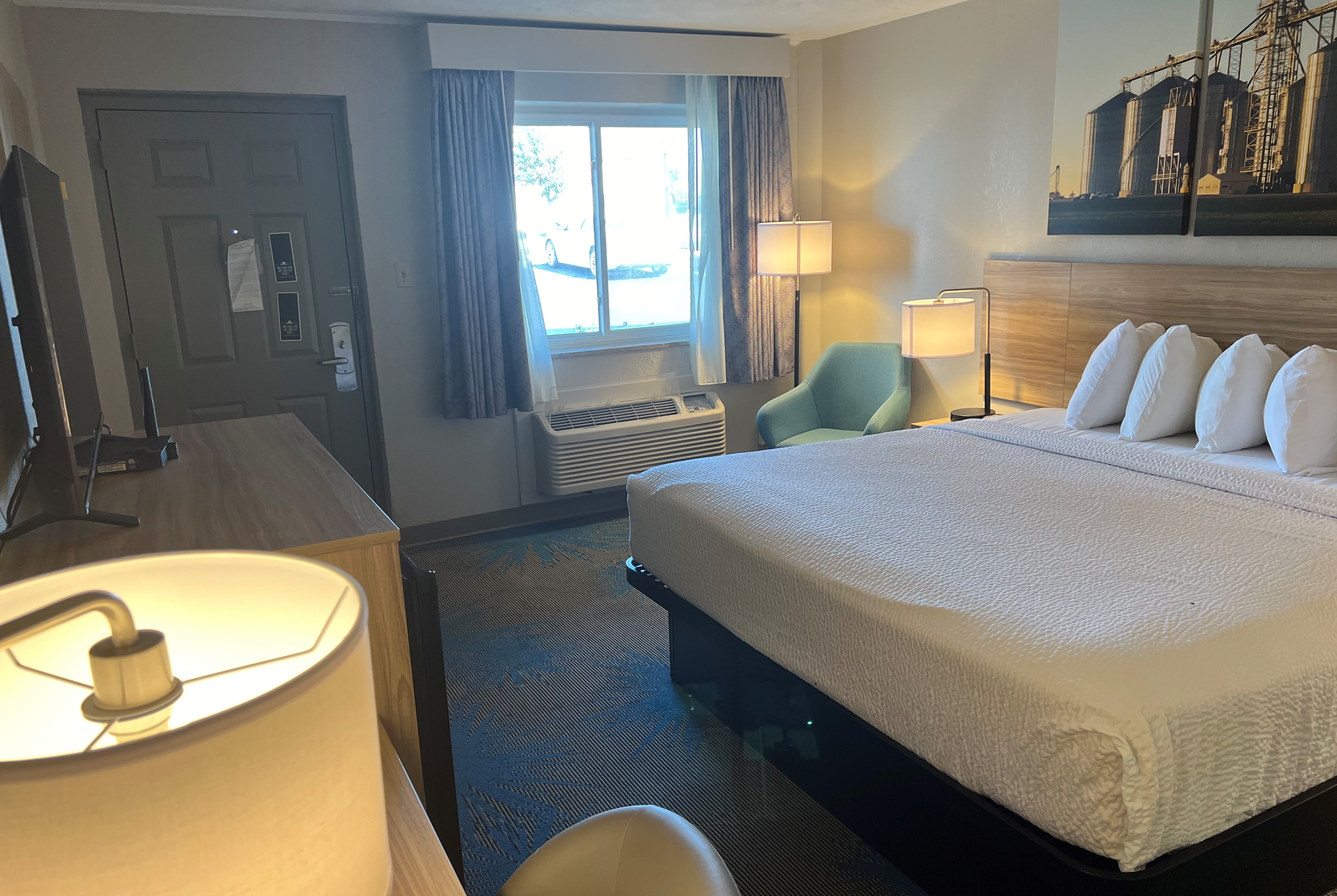 Guest room at the Days Inn by Wyndham Hays in Hays, Kansas