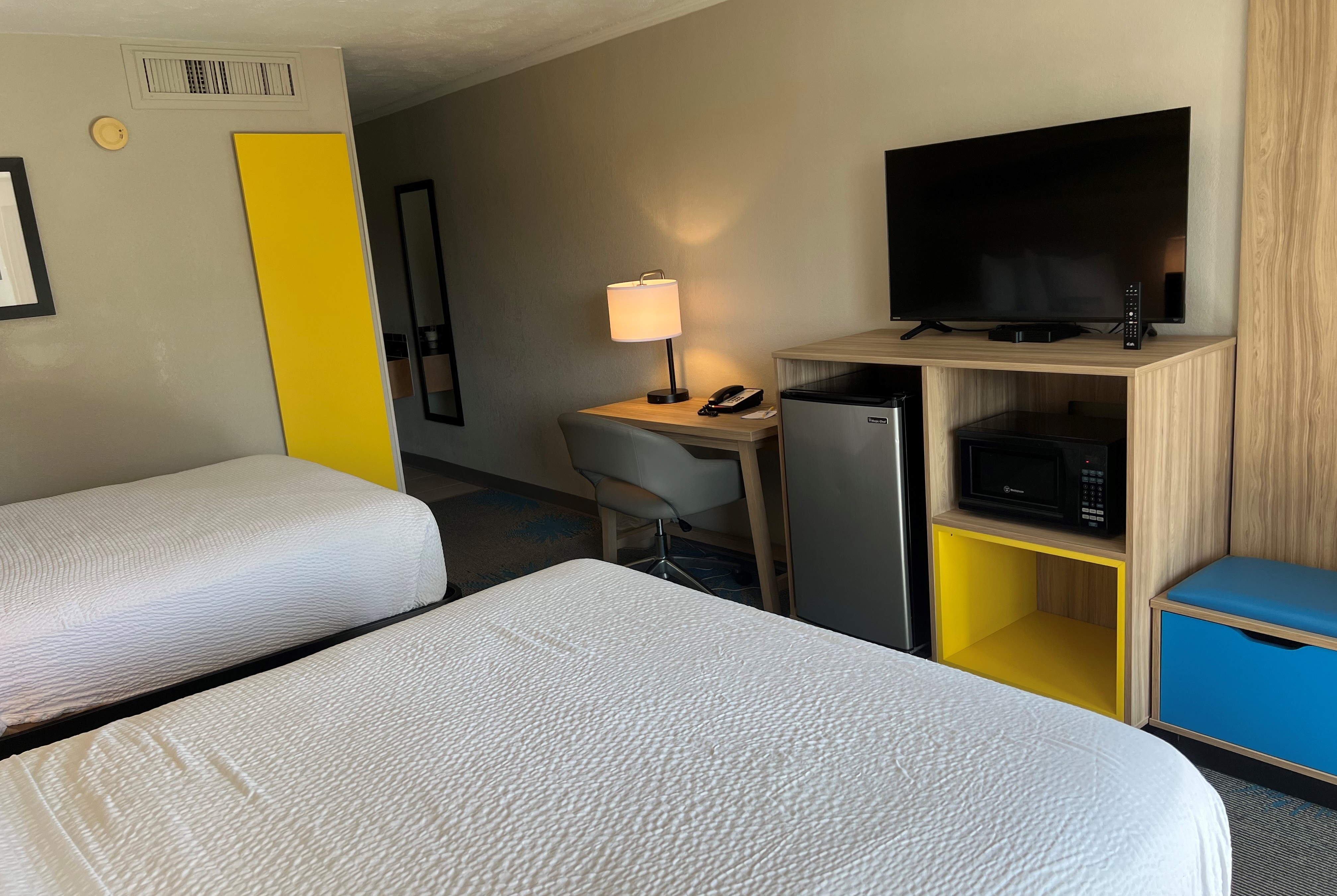 Guest room at the Days Inn by Wyndham Hays in Hays, Kansas