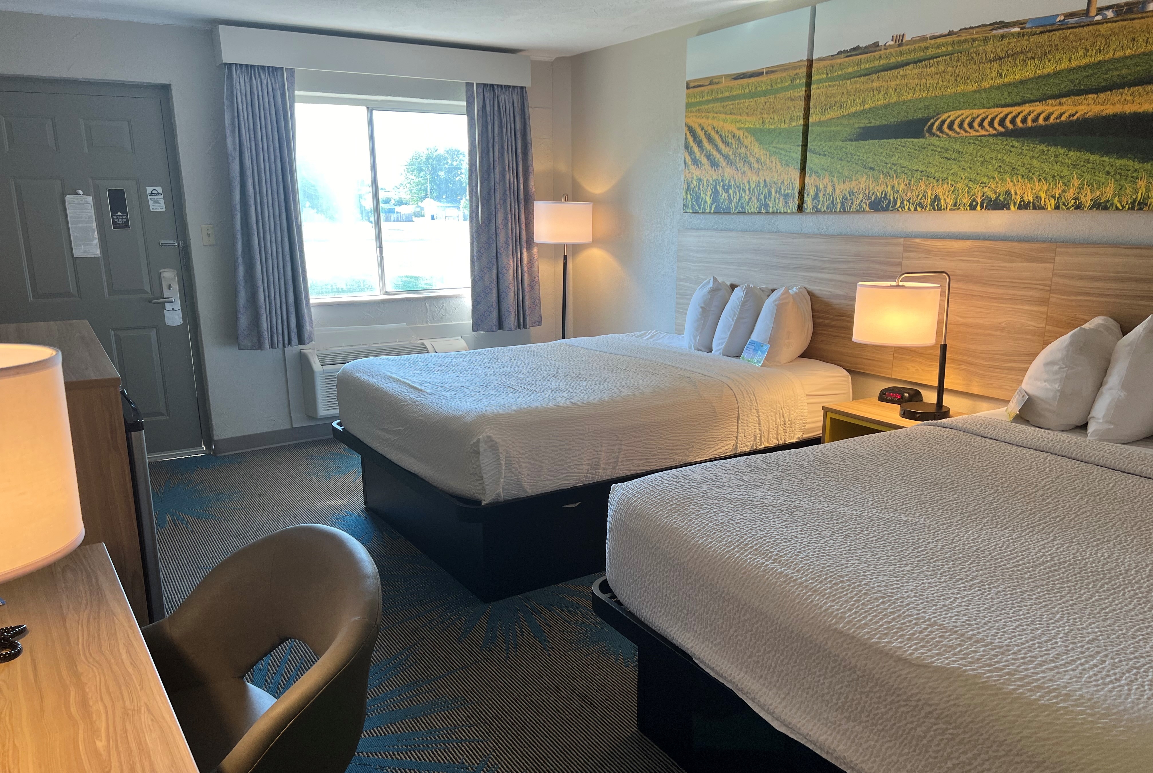 Guest room at the Days Inn by Wyndham Hays in Hays, Kansas