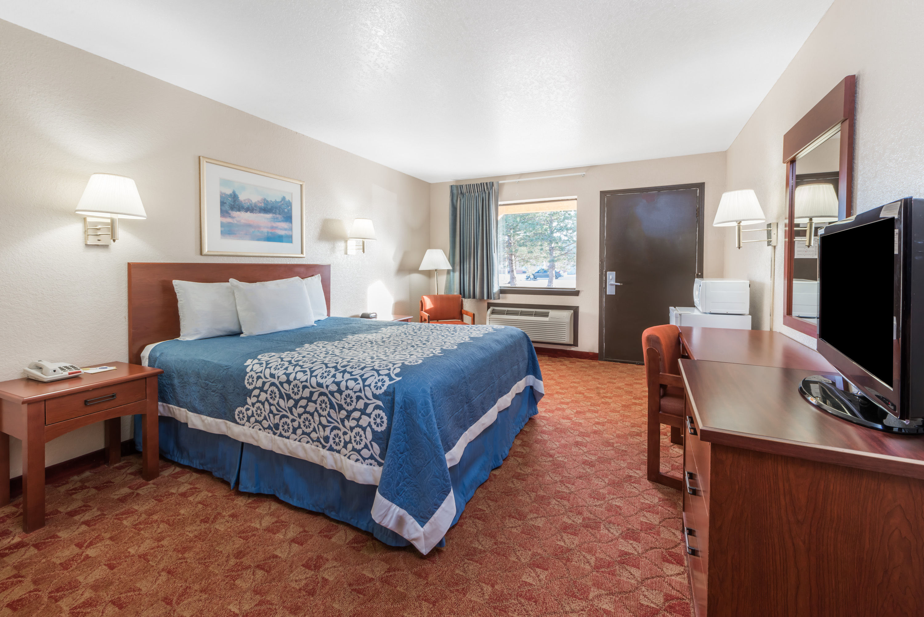 Guest room at the Days Inn by Wyndham Russell in Russell, Kansas