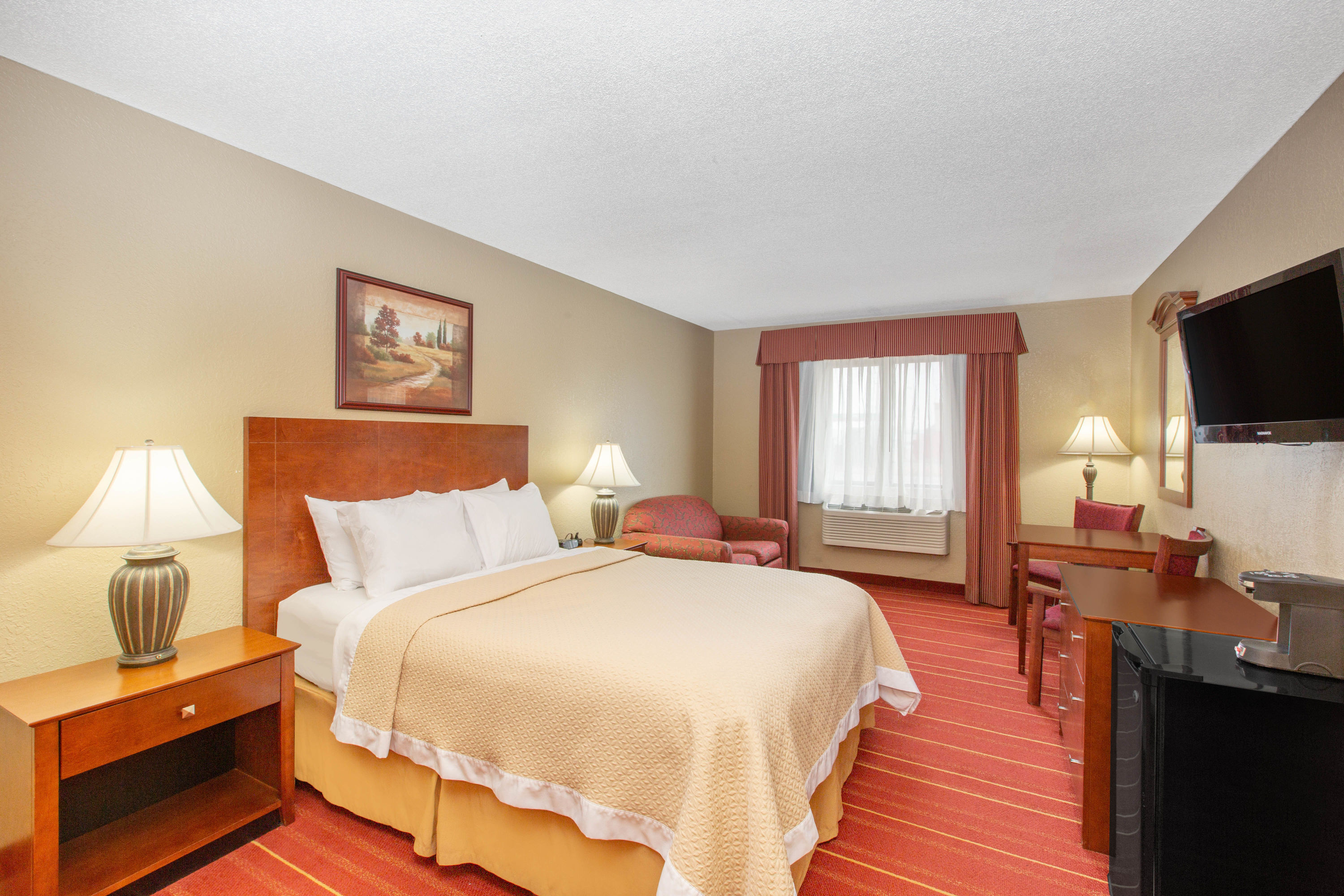 Guest room at the Days Inn by Wyndham Salina I-70 in Salina, Kansas