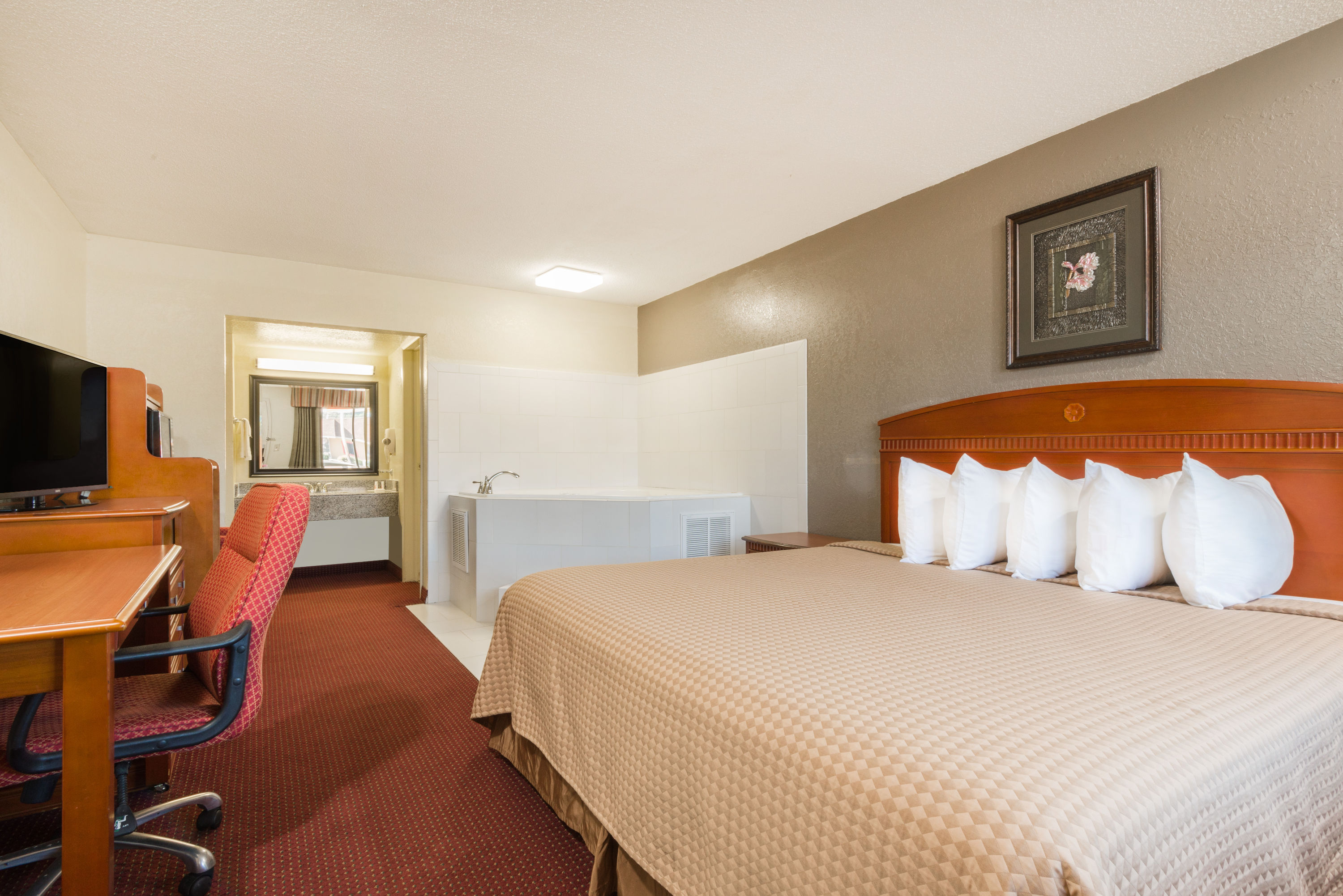 Guest room at the Days Inn by Wyndham Paintsville in Paintsville, Kentucky