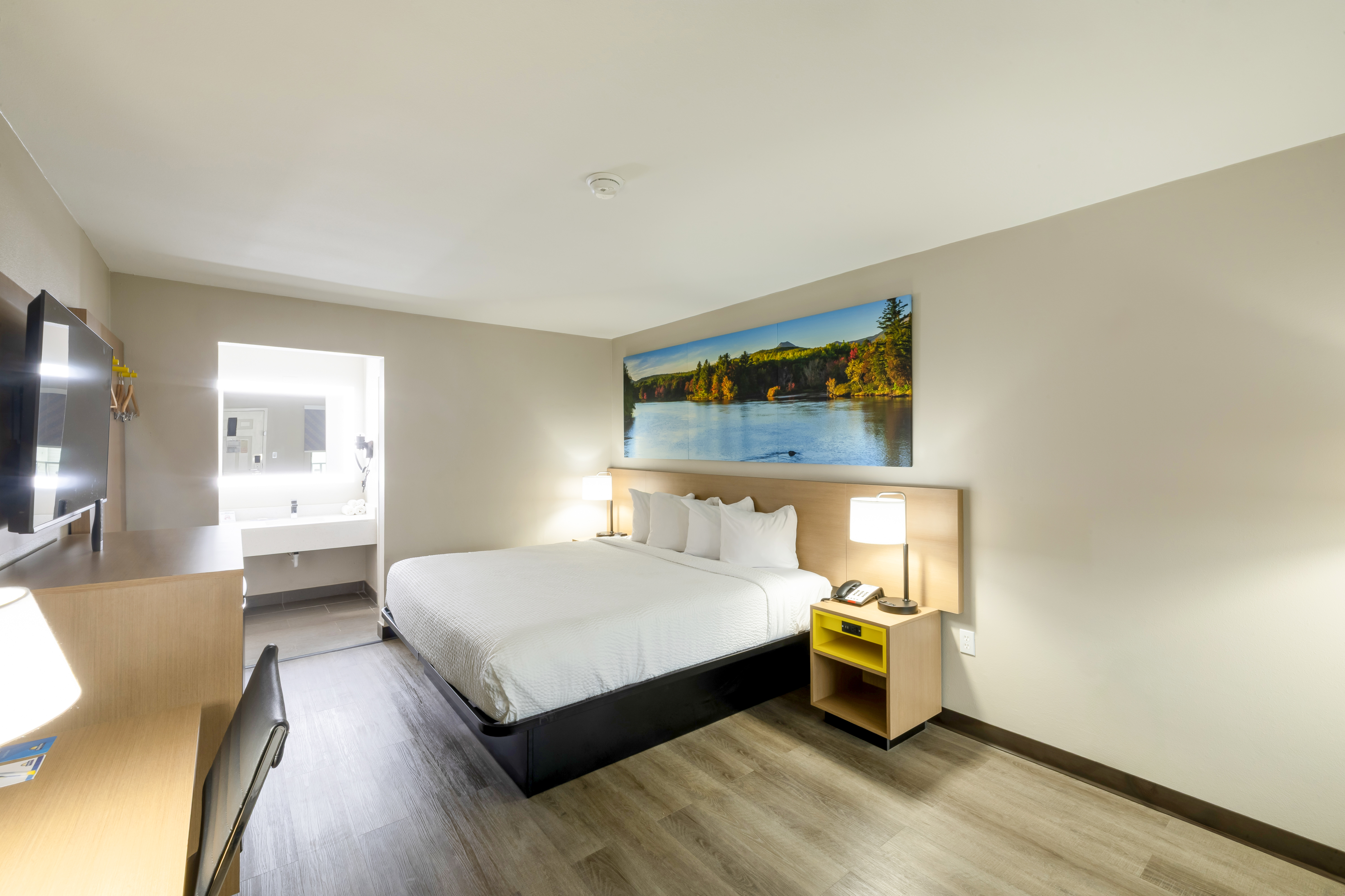 Guest room at the Days Inn & Suites by Wyndham Bossier City/Casino Area in Bossier City, Louisiana