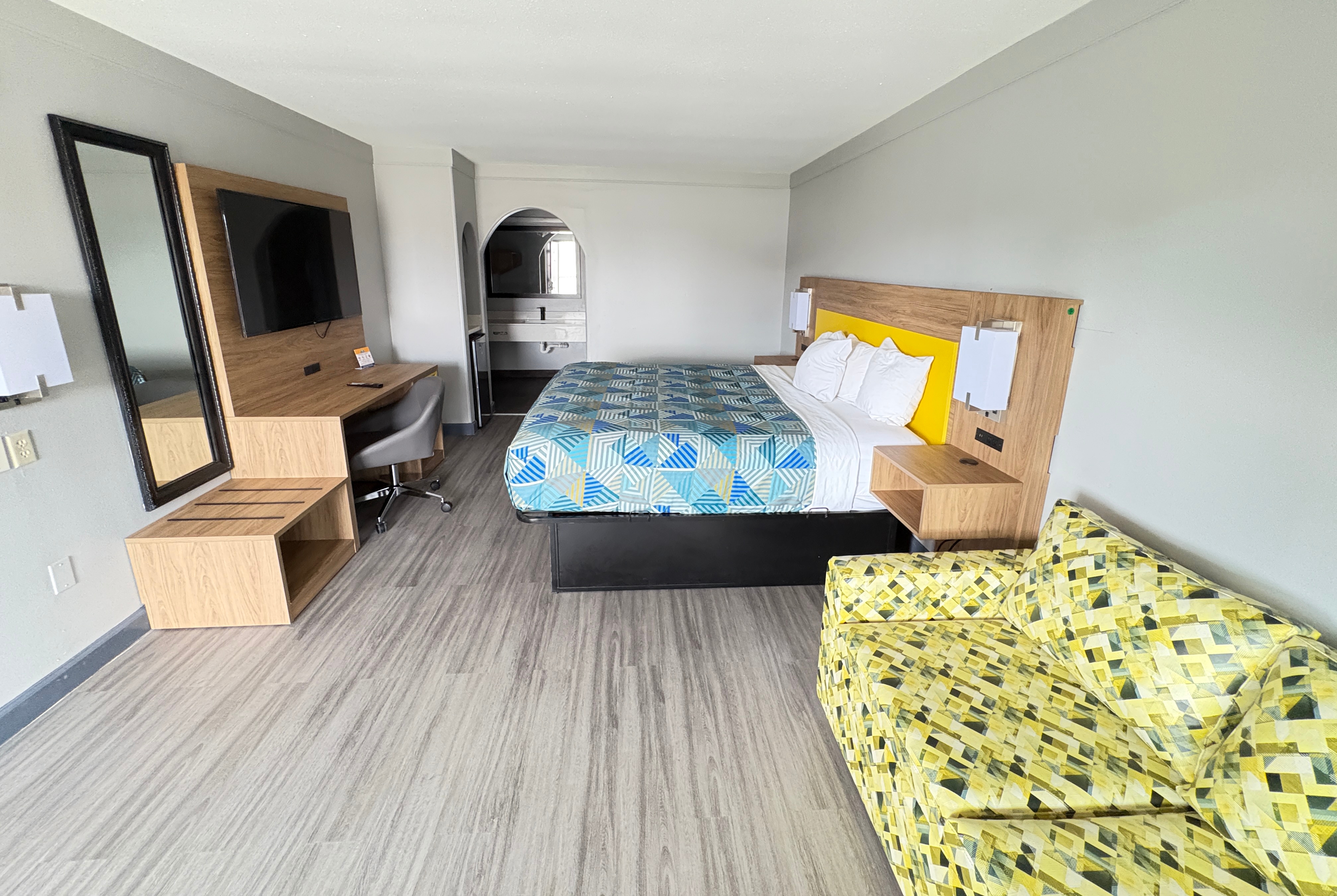 Guest room at the Days Inn by Wyndham Gonzales in Gonzales, Louisiana