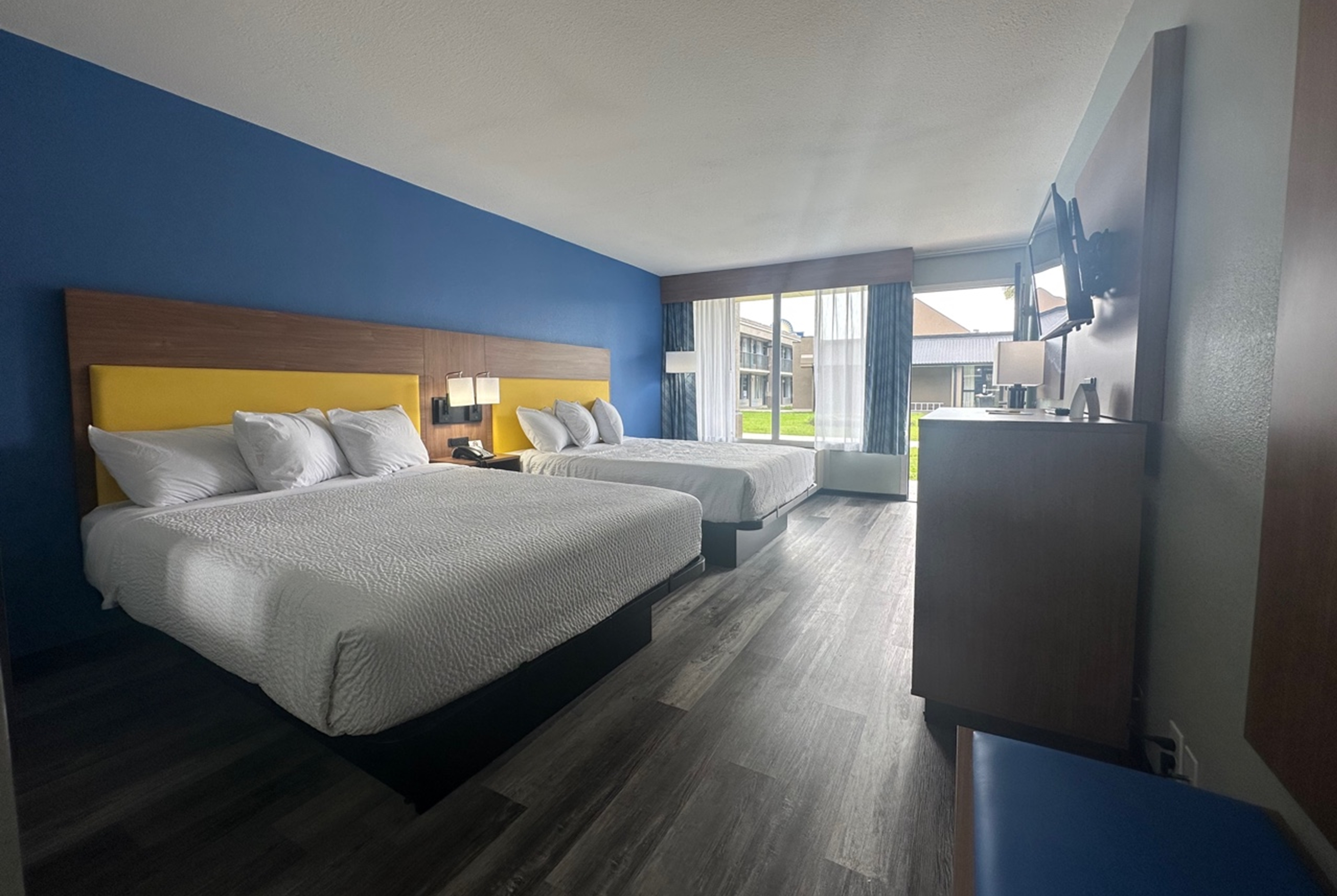 Guest room at the Days Inn & Suites by Wyndham Jennings in Jennings, Louisiana