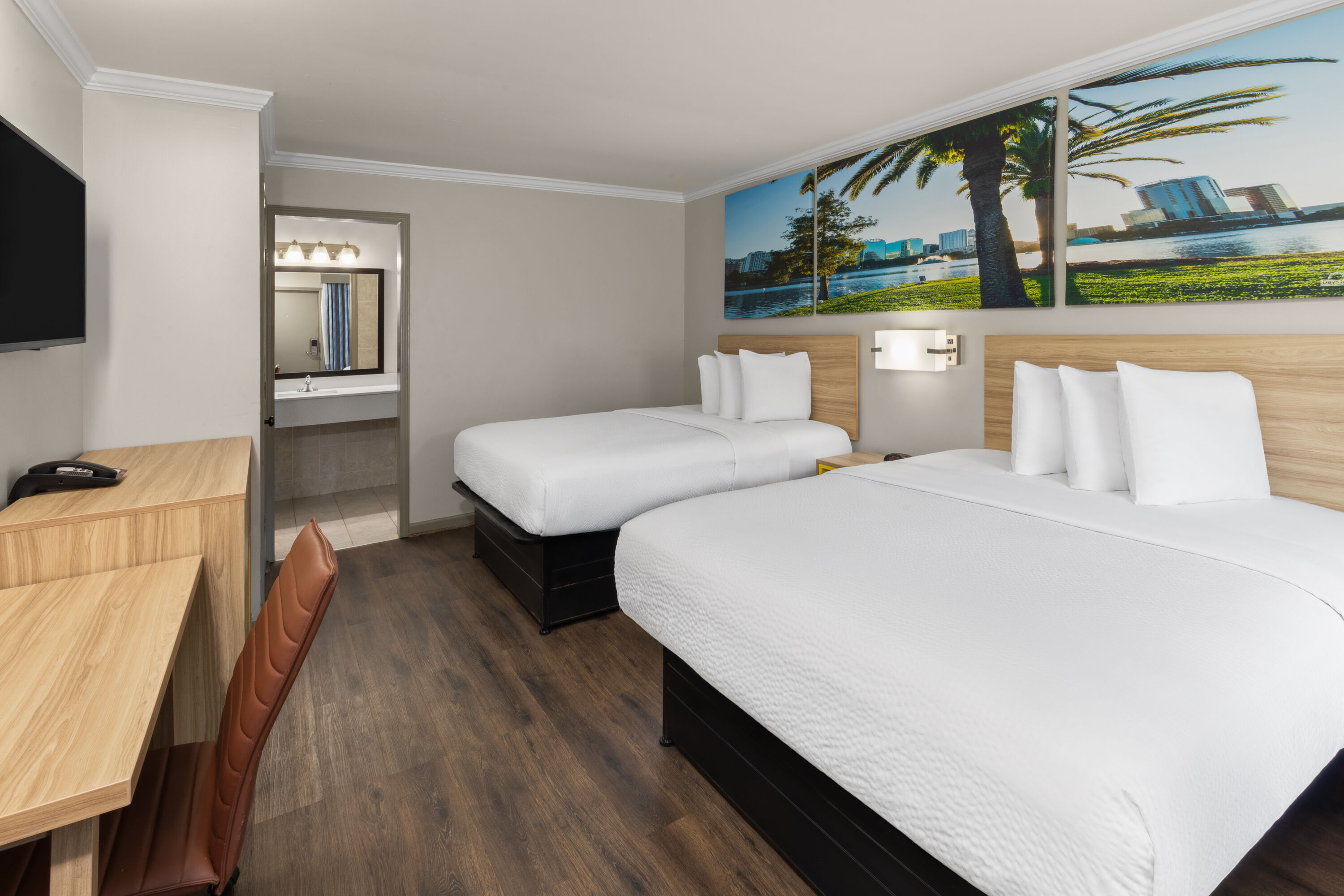 Guest room at the Days Inn by Wyndham Slidell in Slidell, Louisiana