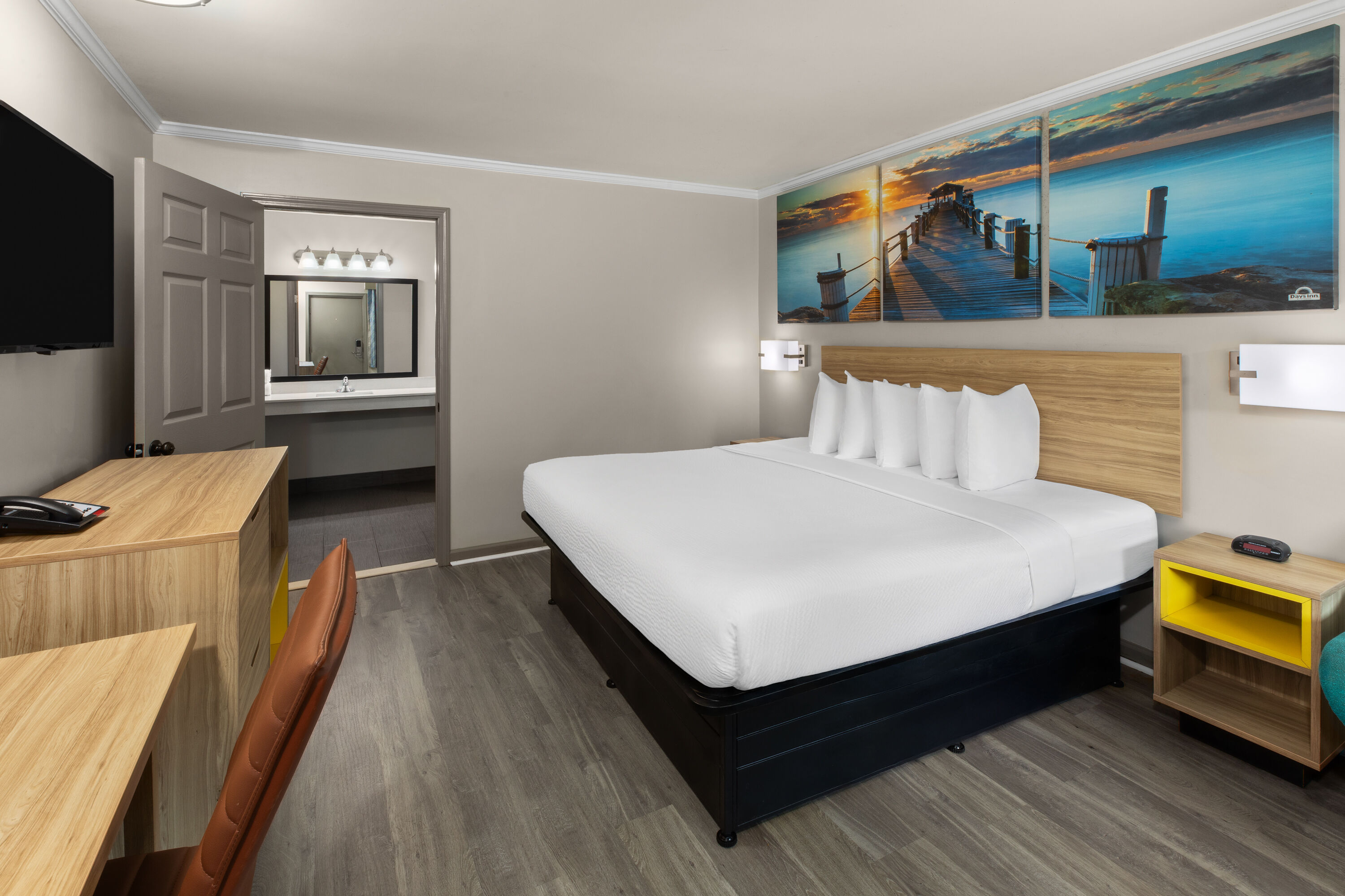 Guest room at the Days Inn by Wyndham Slidell in Slidell, Louisiana