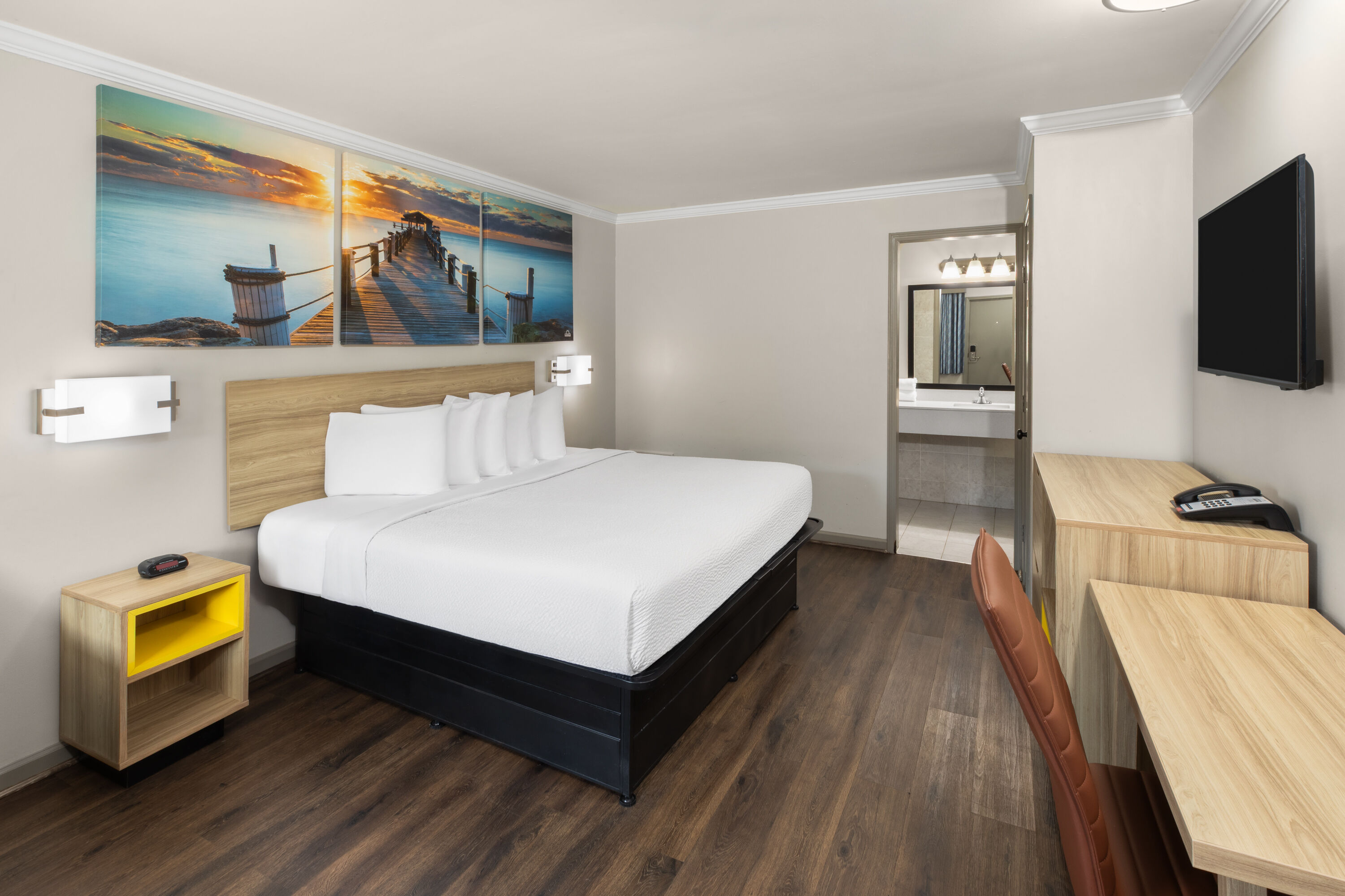 Guest room at the Days Inn by Wyndham Slidell in Slidell, Louisiana