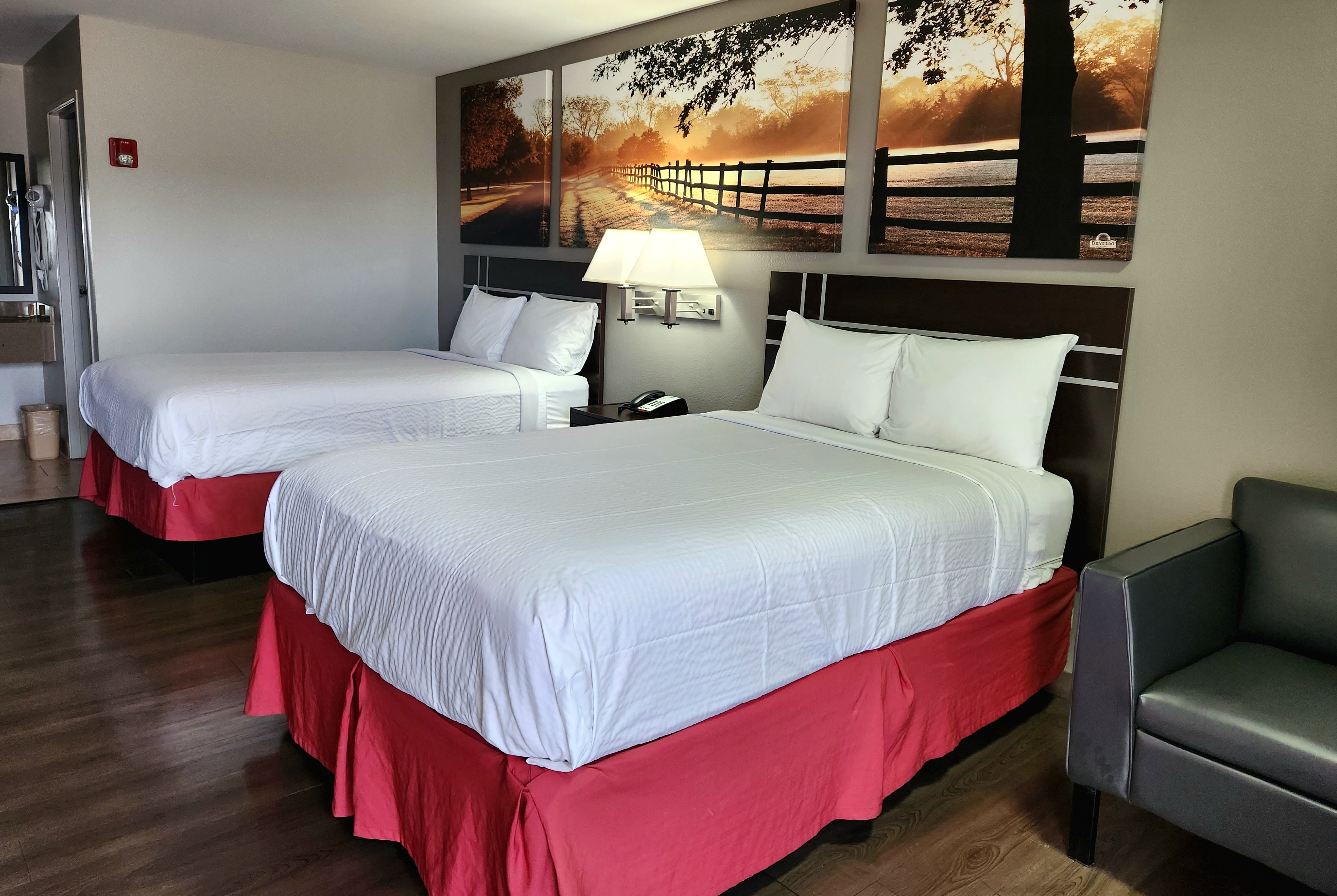 Guest room at the Days Inn by Wyndham Sulphur LA in Sulphur, Louisiana