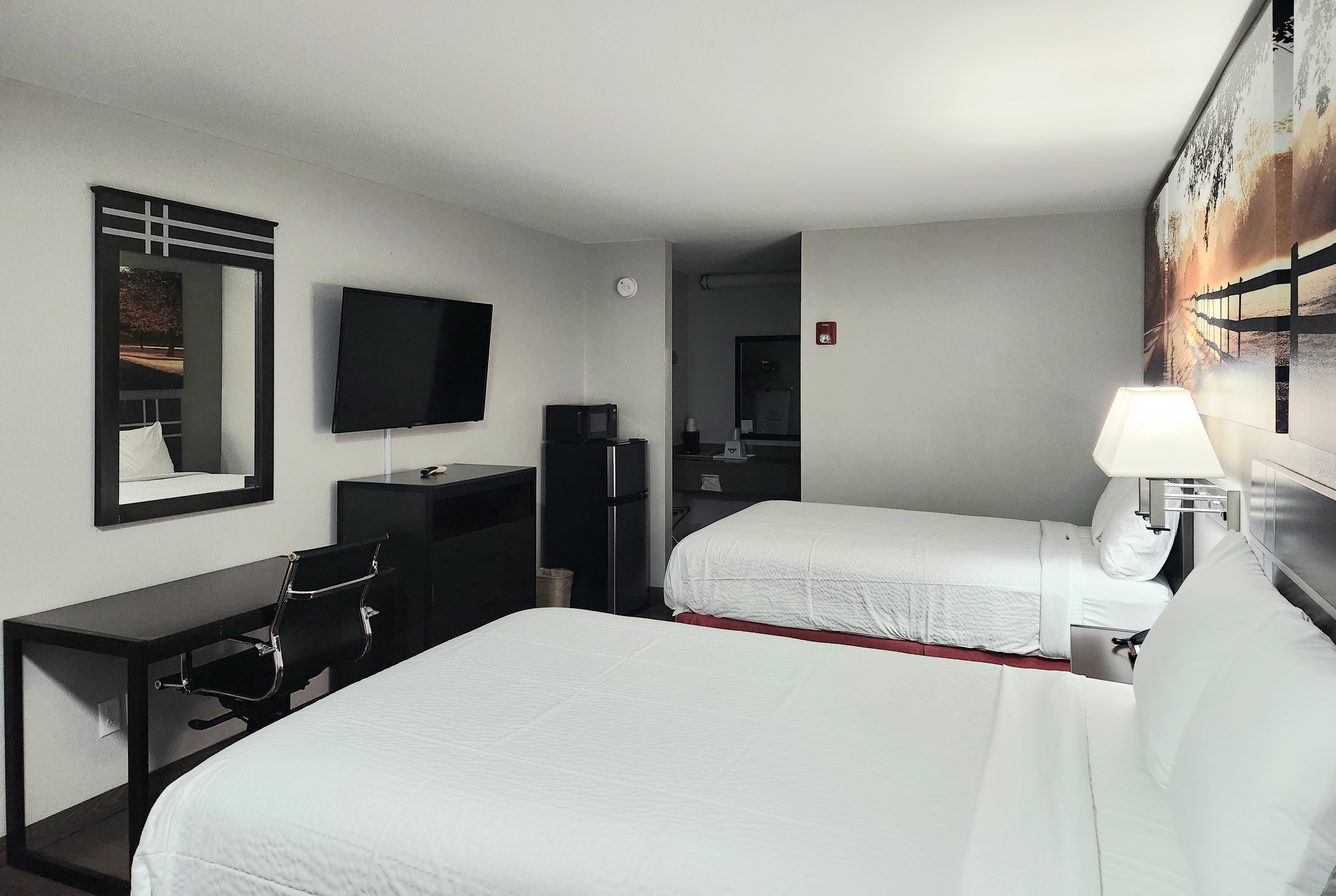 Guest room at the Days Inn by Wyndham Sulphur LA in Sulphur, Louisiana