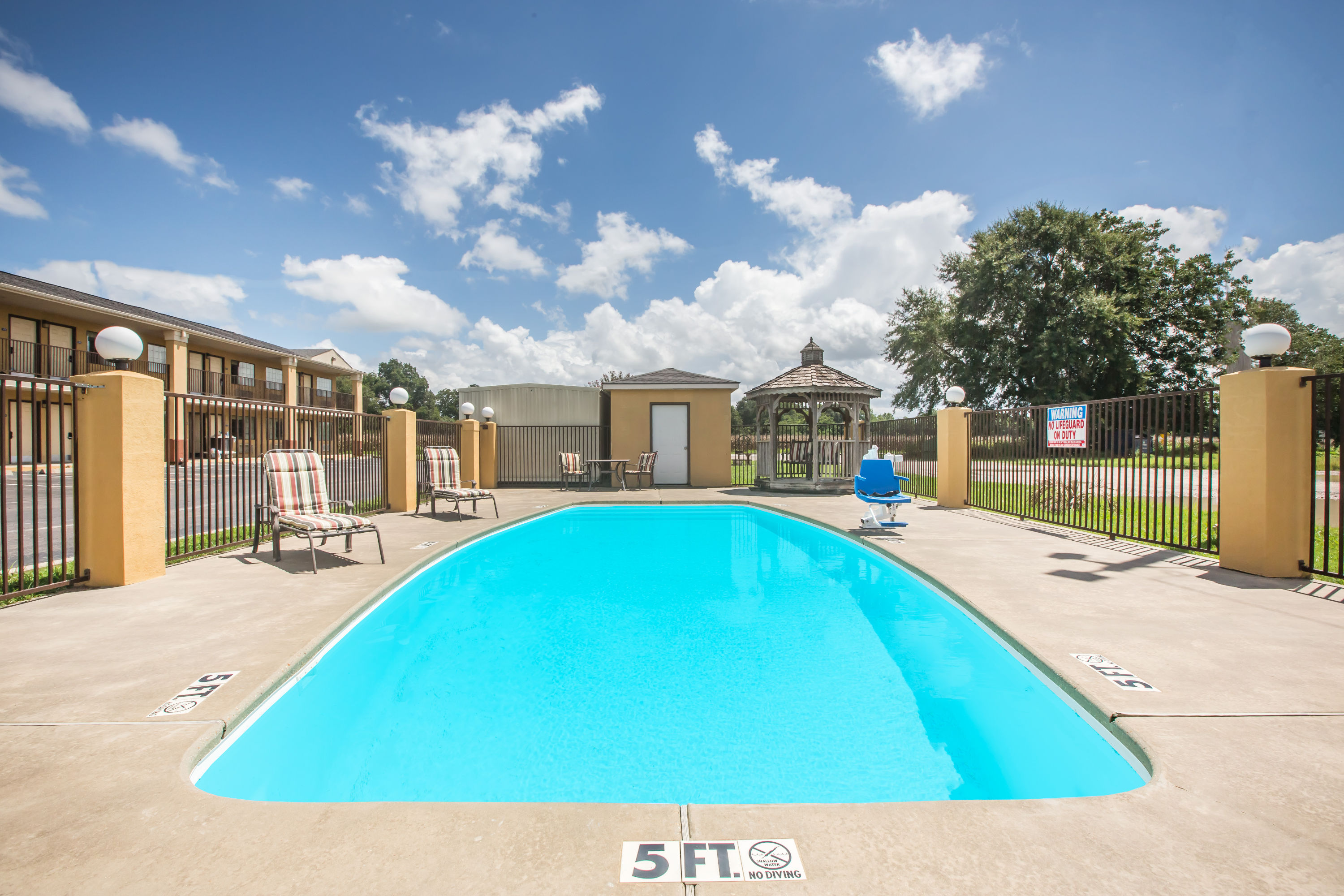 Pool at the Days Inn by Wyndham Tallulah in Tallulah, Louisiana