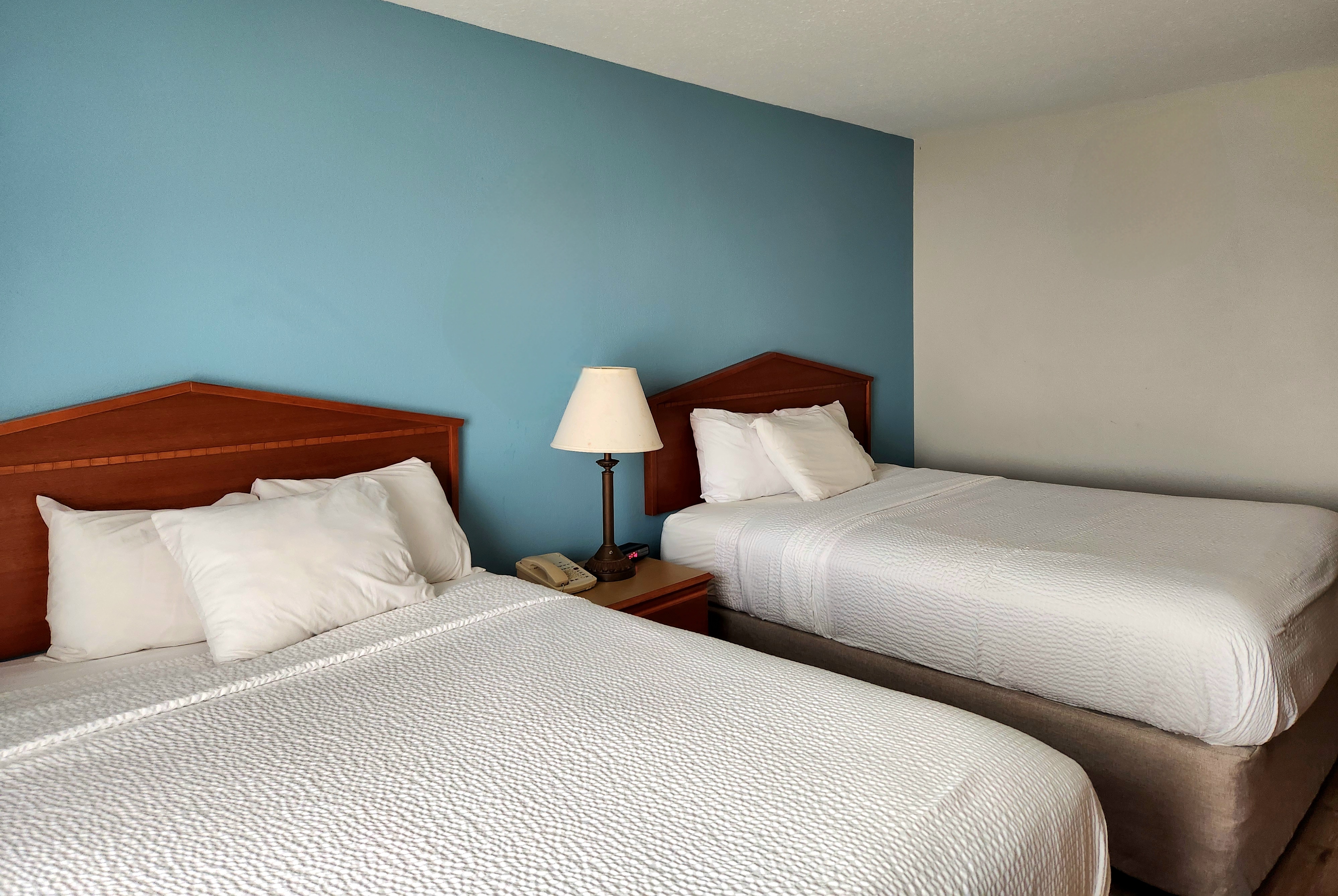 Guest room at the Days Inn & Suites by Wyndham Thibodaux in Thibodaux, Louisiana