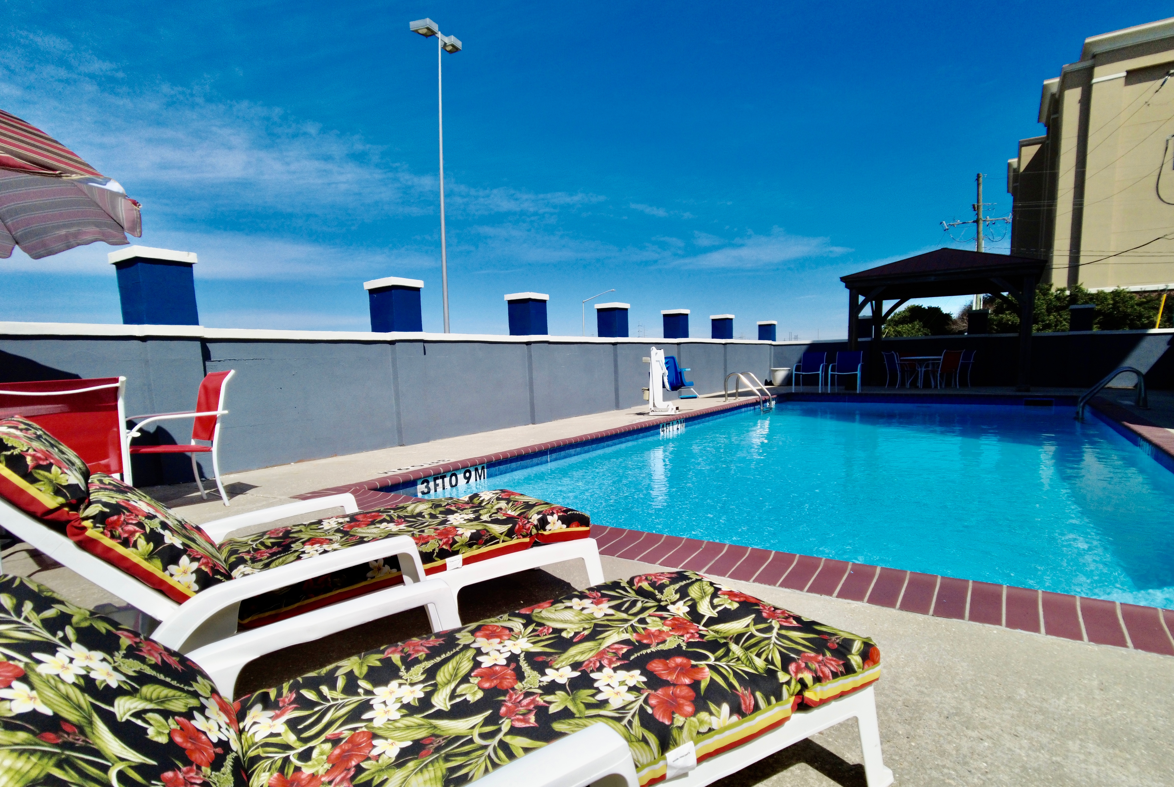 Pool at the Days Inn & Suites by Wyndham Thibodaux in Thibodaux, Louisiana